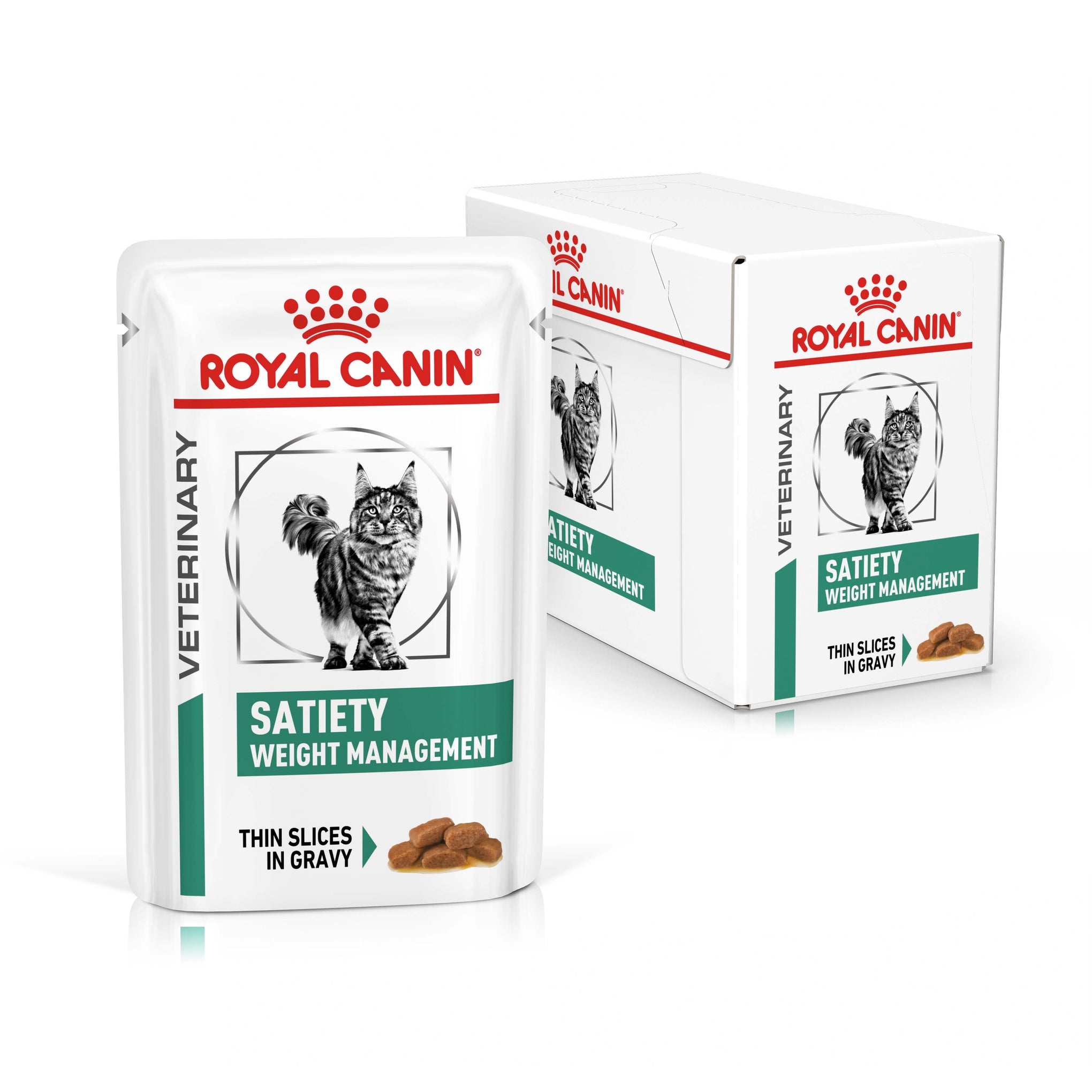 Royal Canin Veterinary Diet Satiety Adult Wet Cat Food 85g x 12