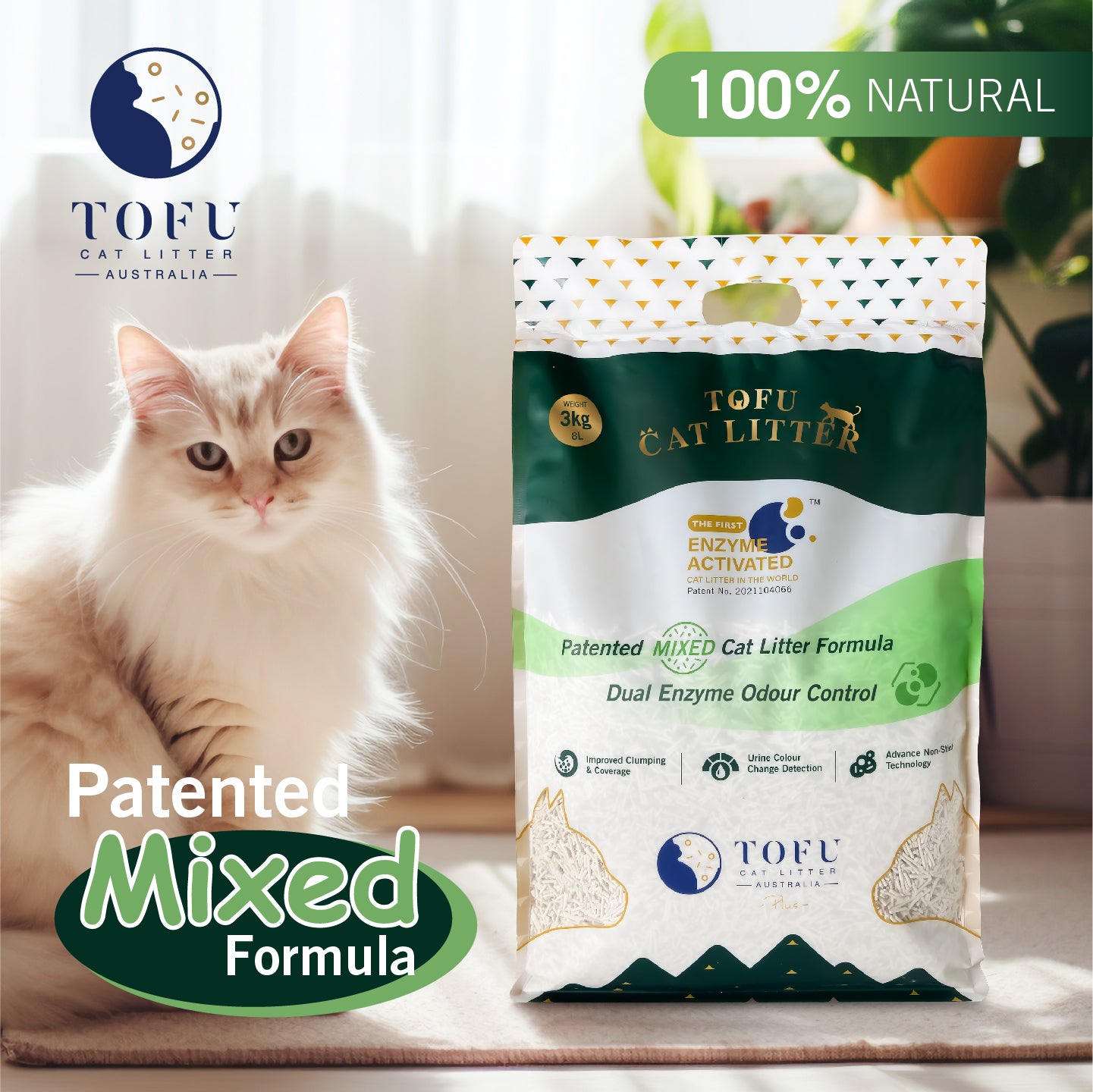 Tofu Cat Litter Australia Plus Cat Litter 3kg