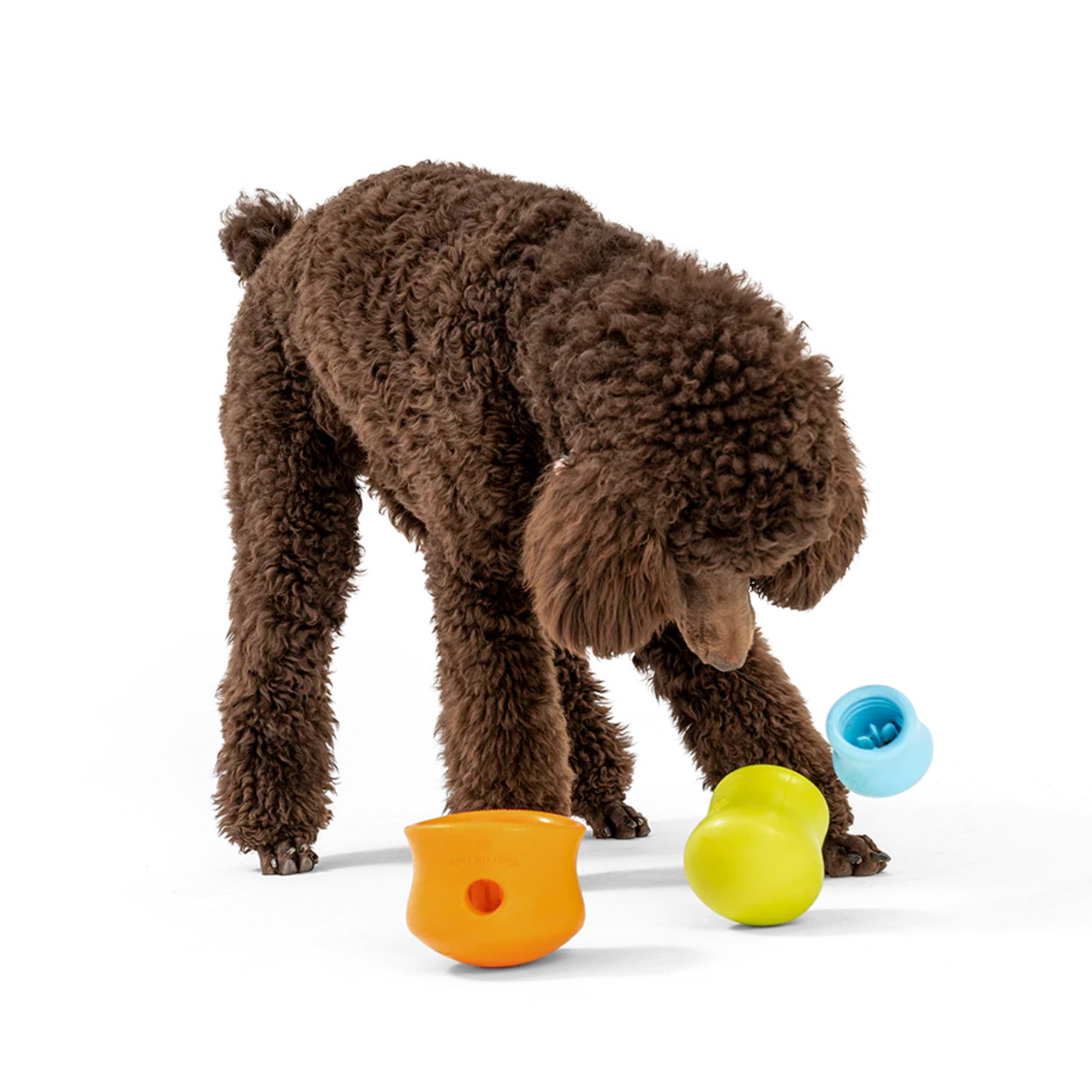 West Paw Toppl Treat Dispensing Dog Toy Green