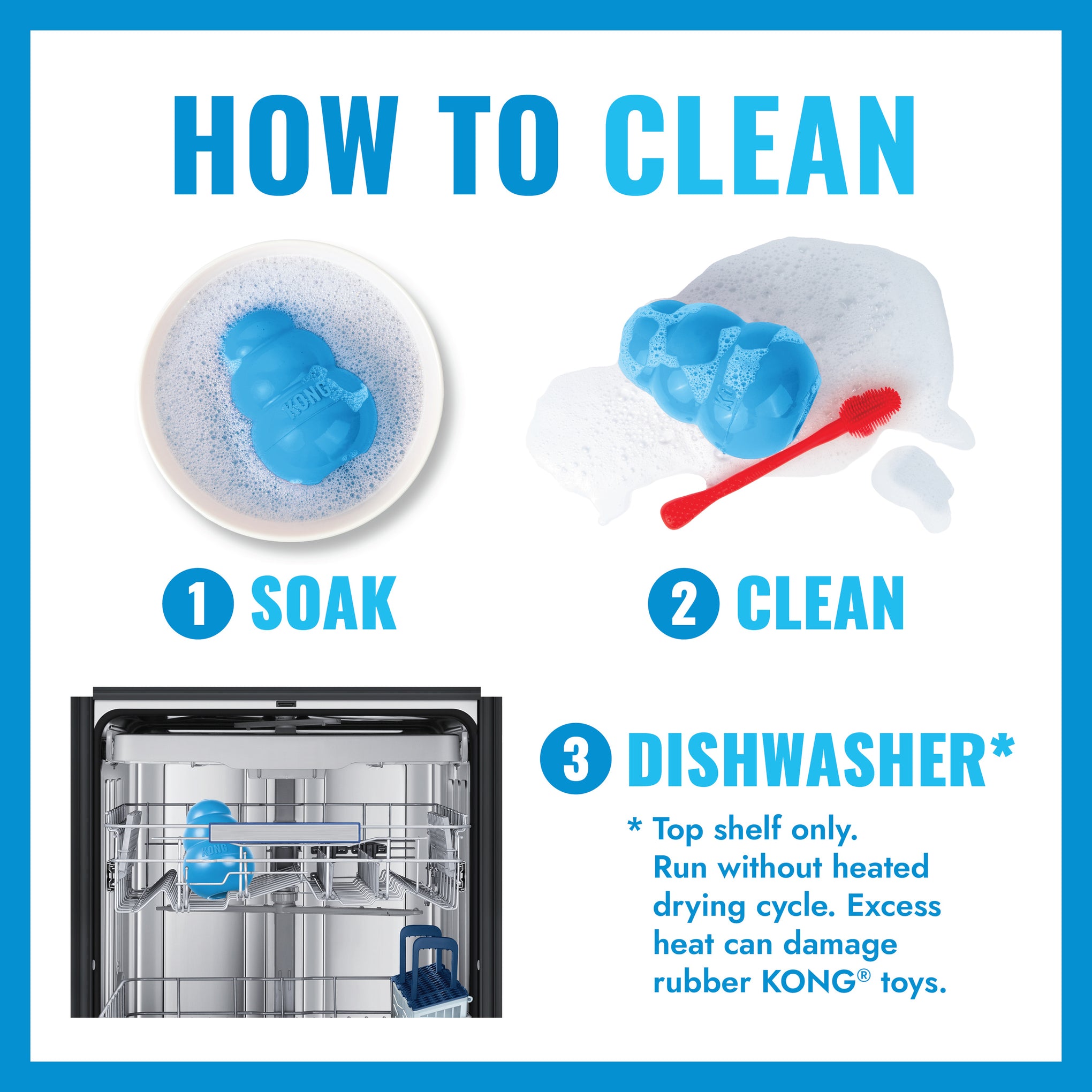 KONG Puppy Tires Dog Toy