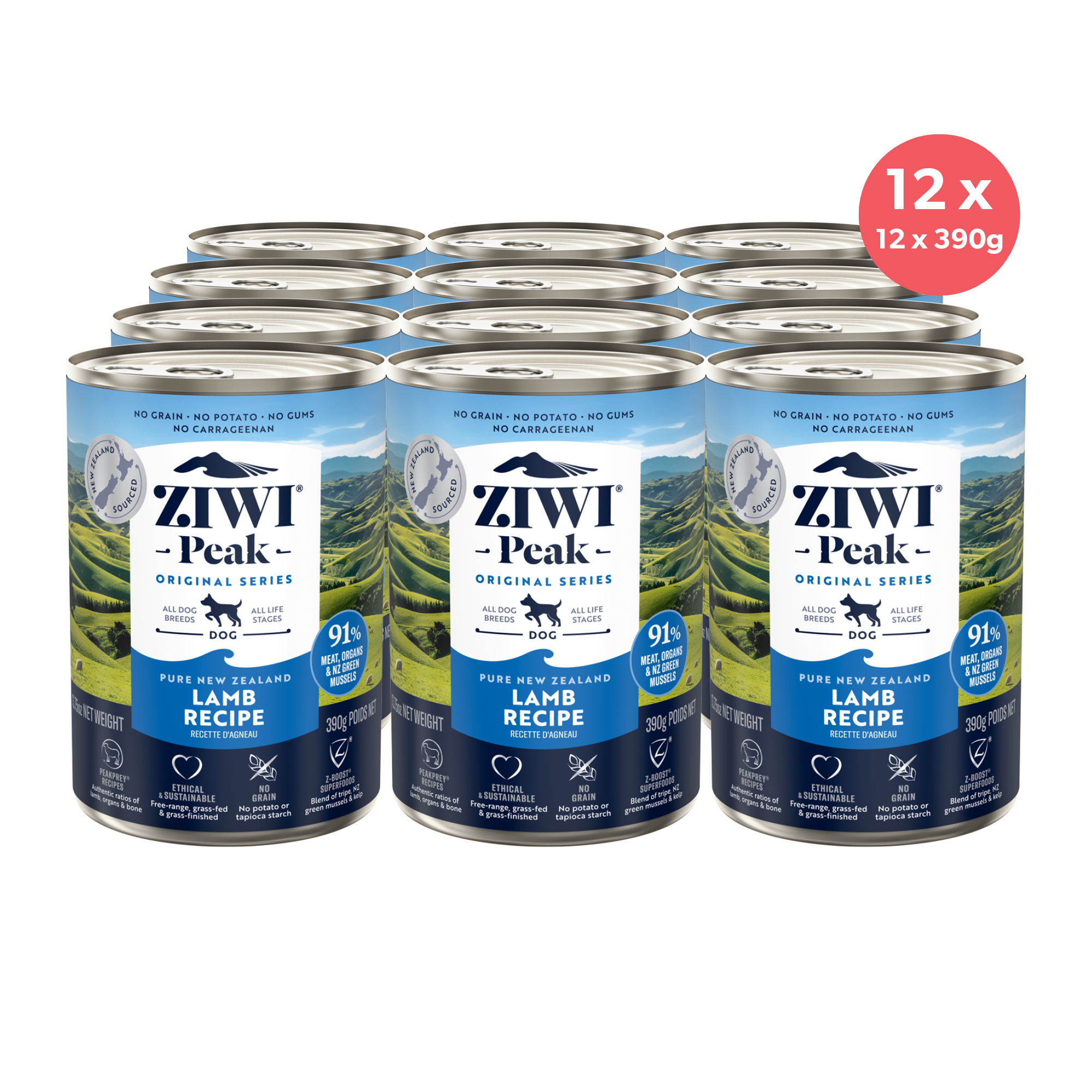 Ziwi Peak Dog Can Food Lamb