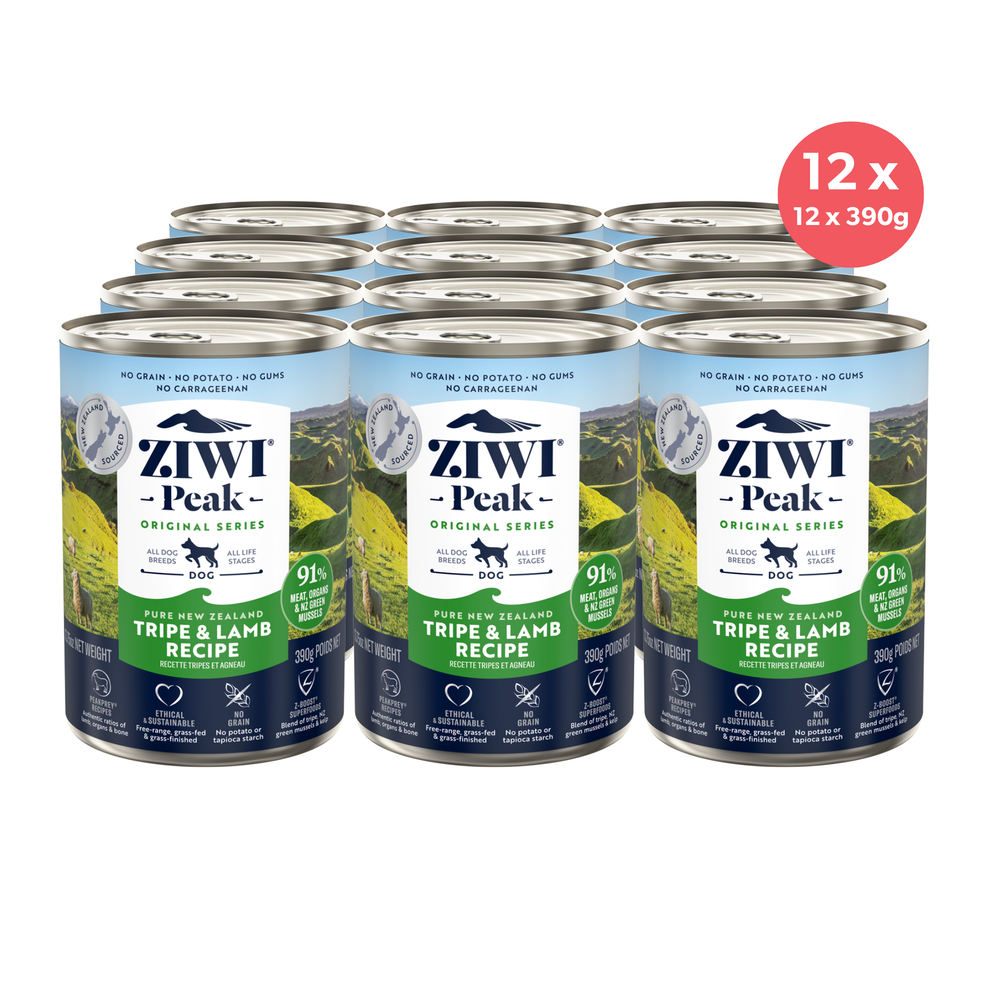 Ziwi Peak Dog Can Food Tripe & Lamb