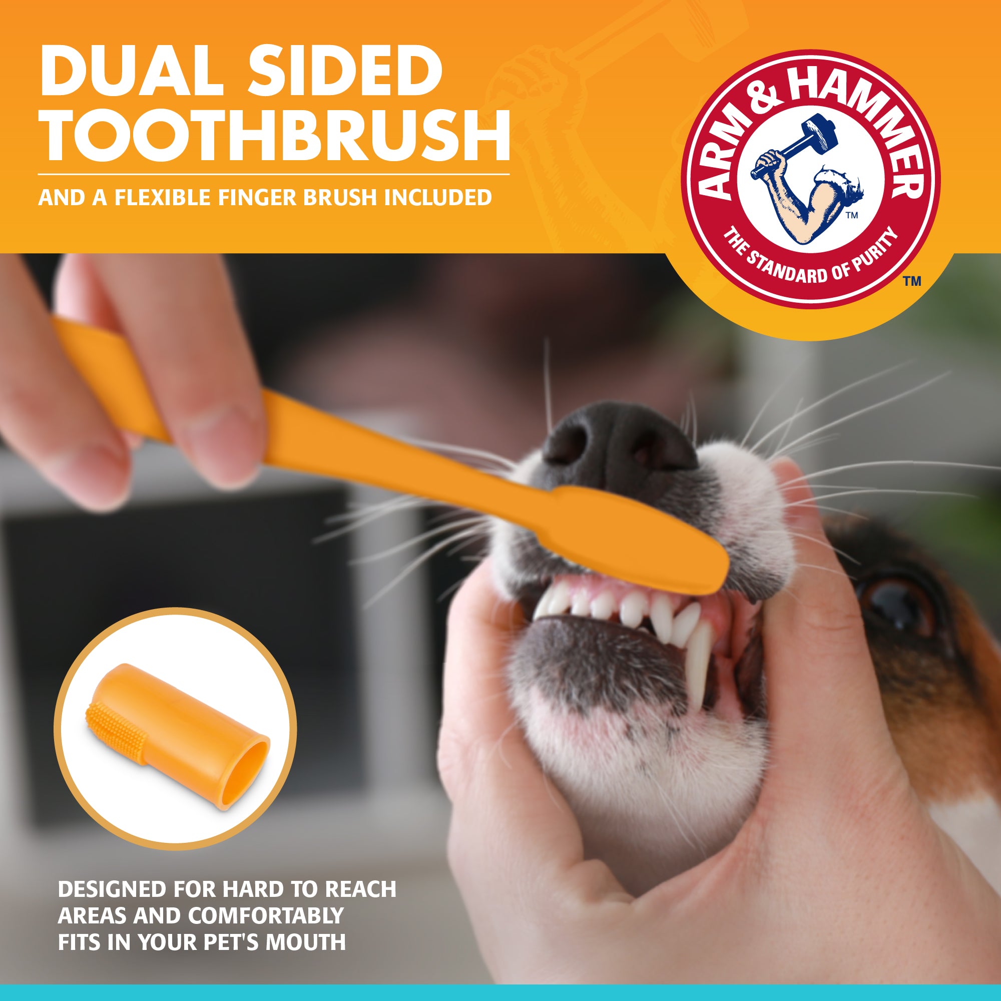 Arm and Hammer Fresh Breath Dental Kit for Dogs Vanilla Ginger