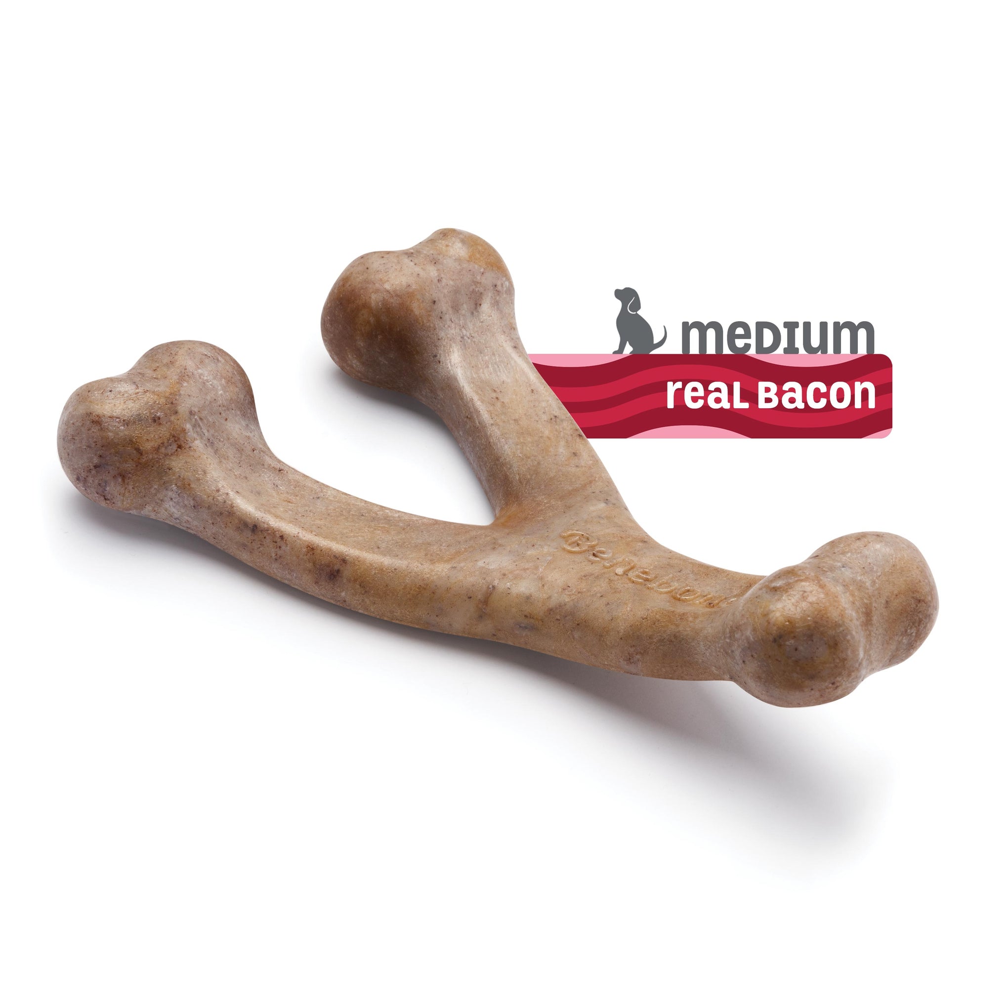 Benebone Wishbone Bacon Puppy Toy