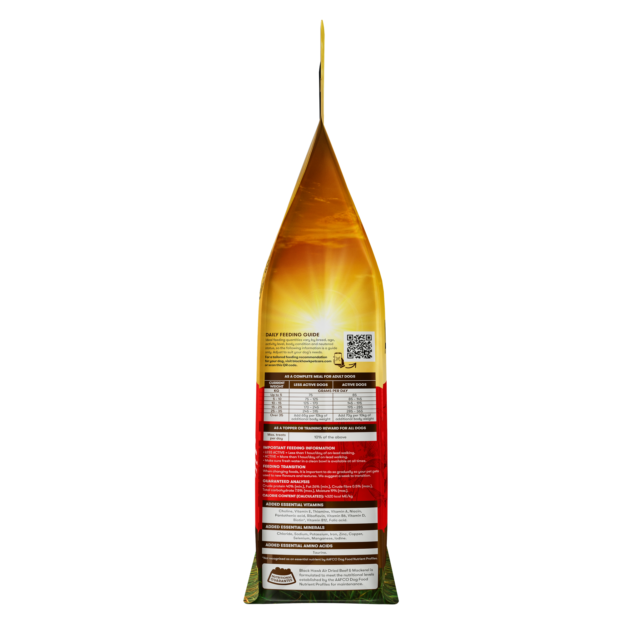 Black Hawk Air Dried Beef and Mackerel Dry Dog Food