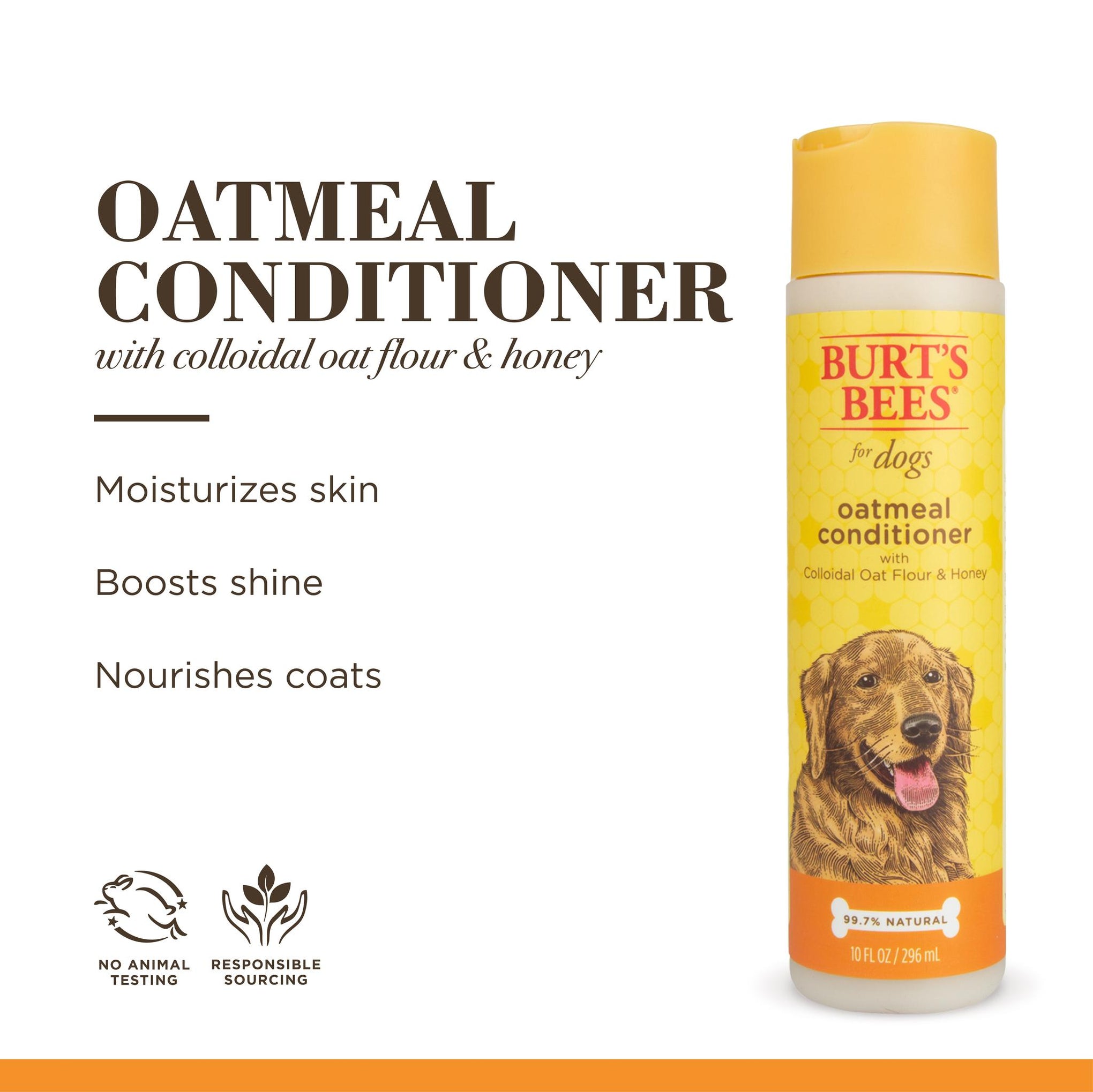 Burt's Bees Oatmeal Dog Conditioner 295ml