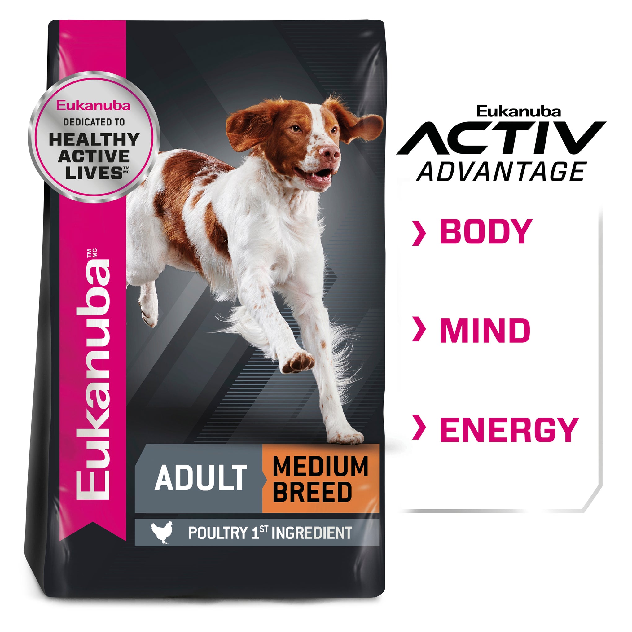 Eukanuba Adult Medium Breed Dry Dog Food 15kg