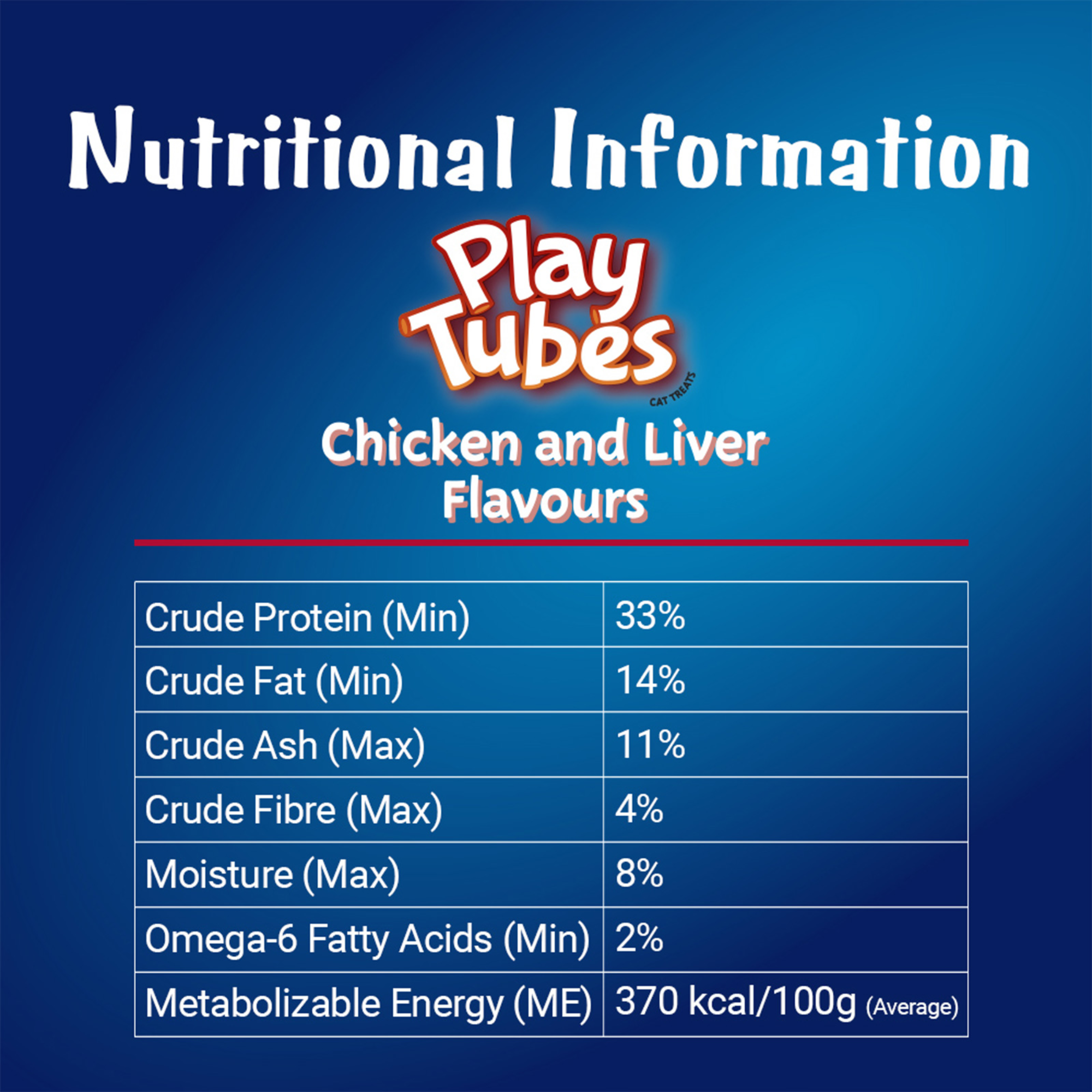 Felix Play Tubes Chicken & Liver Cat Treats 50g x 8