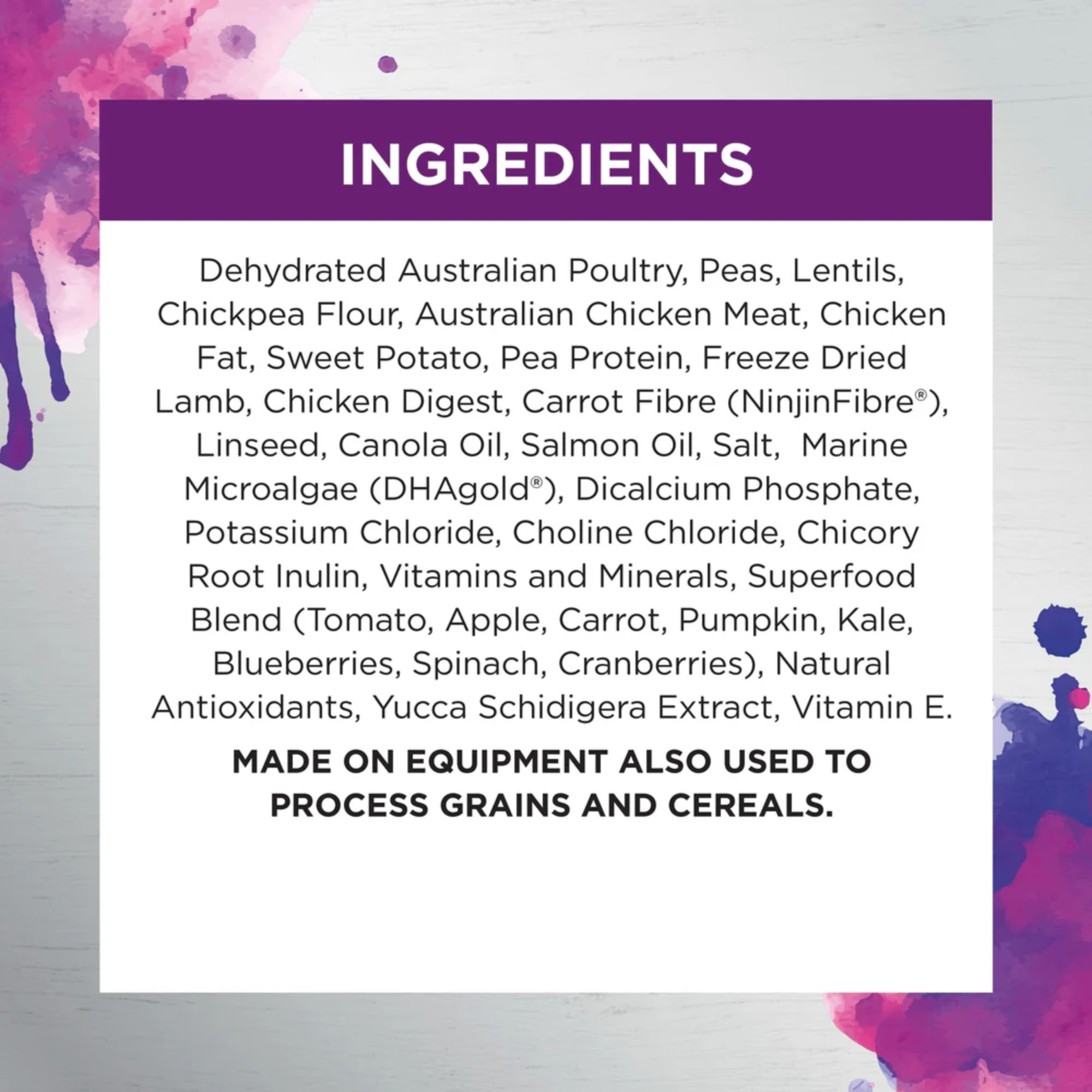 Ivory Coat Raw Health Immunity Chicken and Freeze Dried Lamb Dry Puppy Food