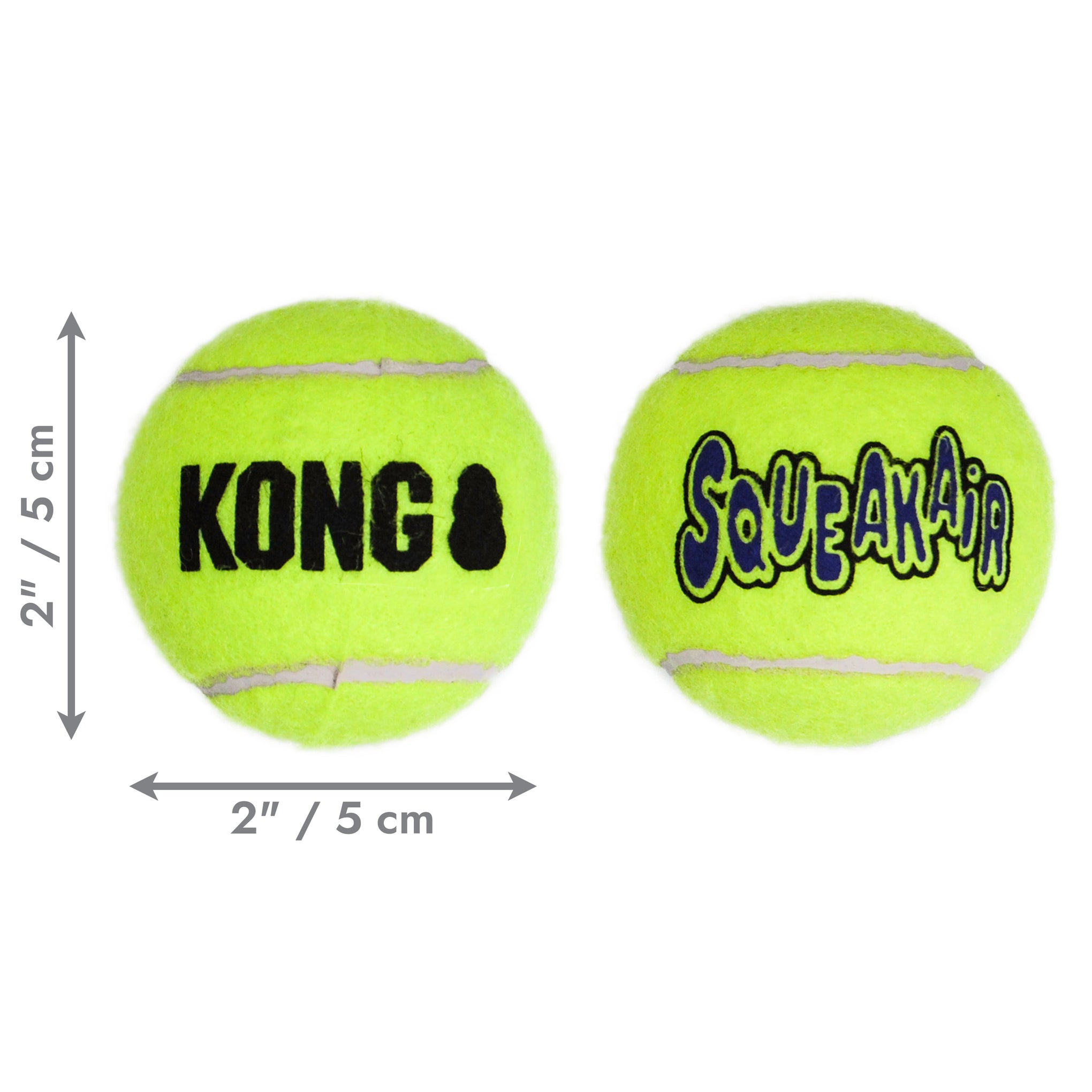 KONG AirDog Squeaker Balls Dog Toy Small 3 Pack