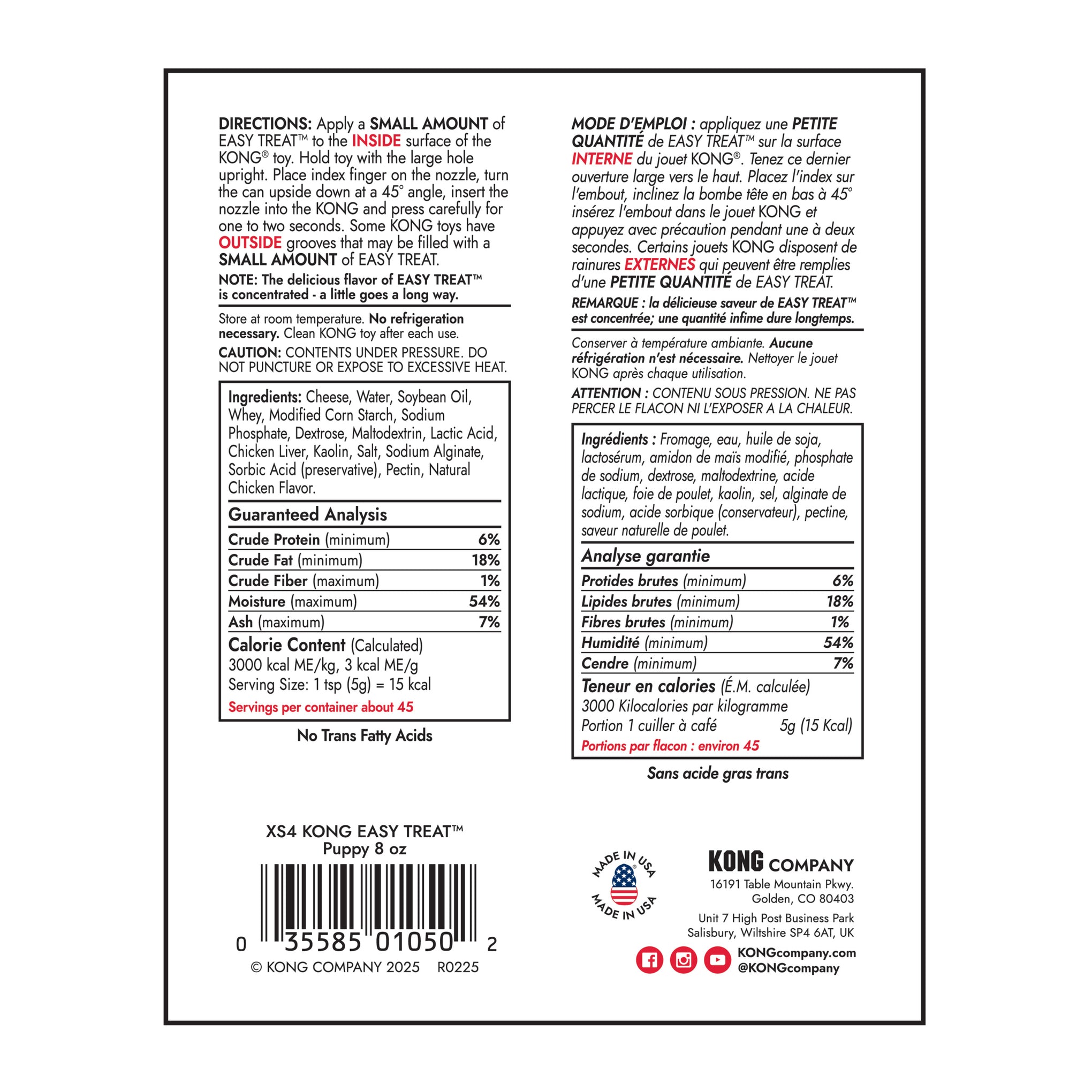 KONG Easy Treat Puppy Treate Paste