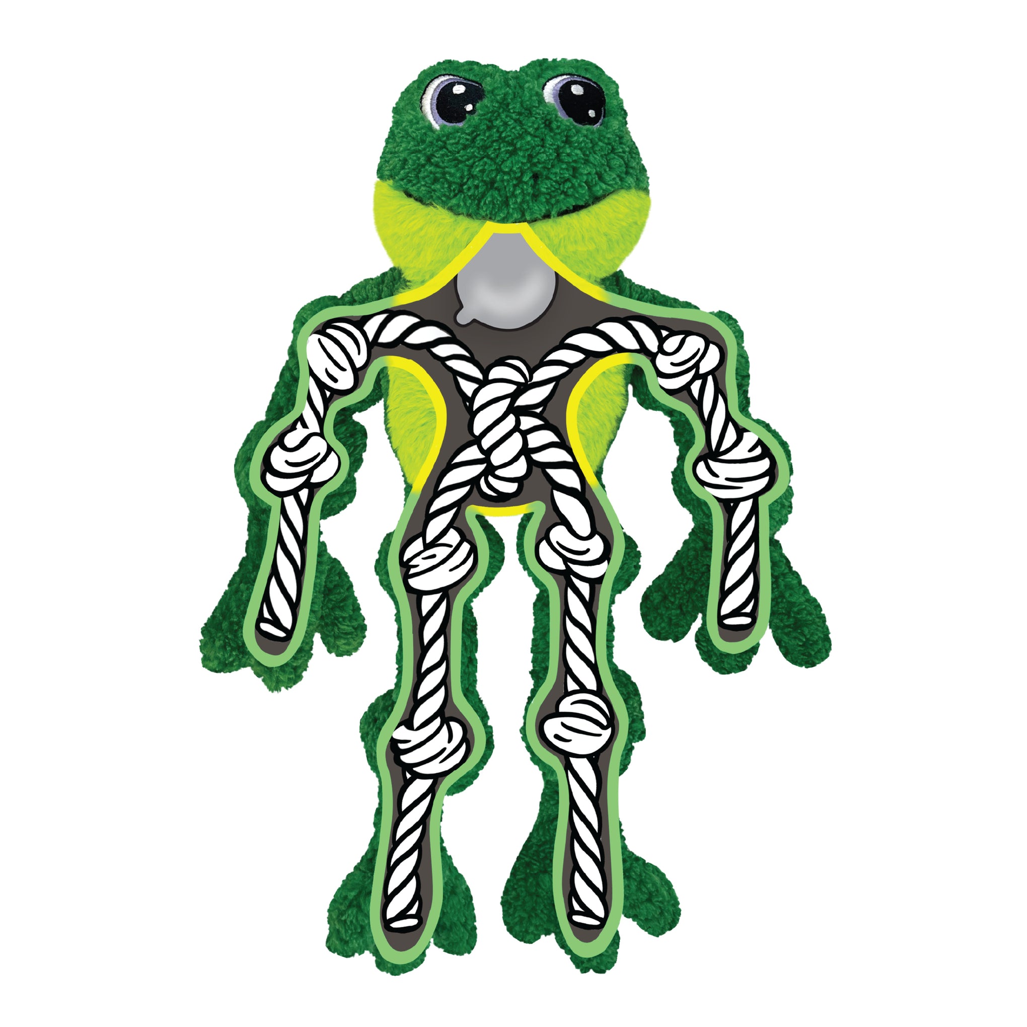 KONG Knots Frog Dog Toy Large / X Large