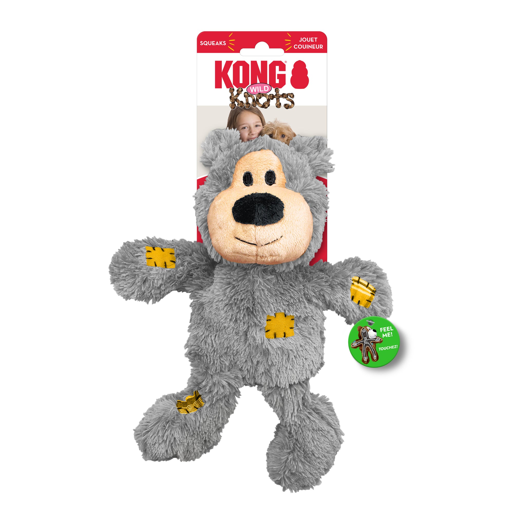 KONG Wild Knots Bear Dog Toy