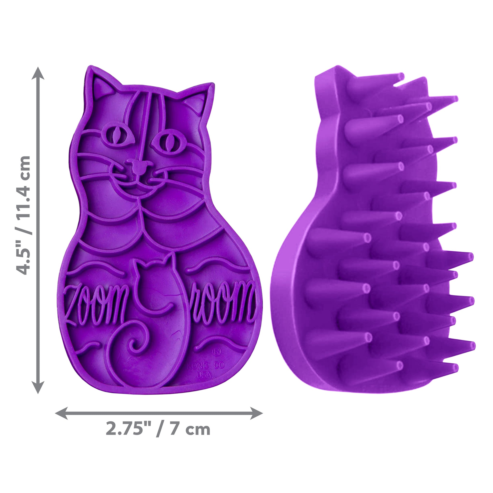 KONG ZoomGroom Brush For Cats