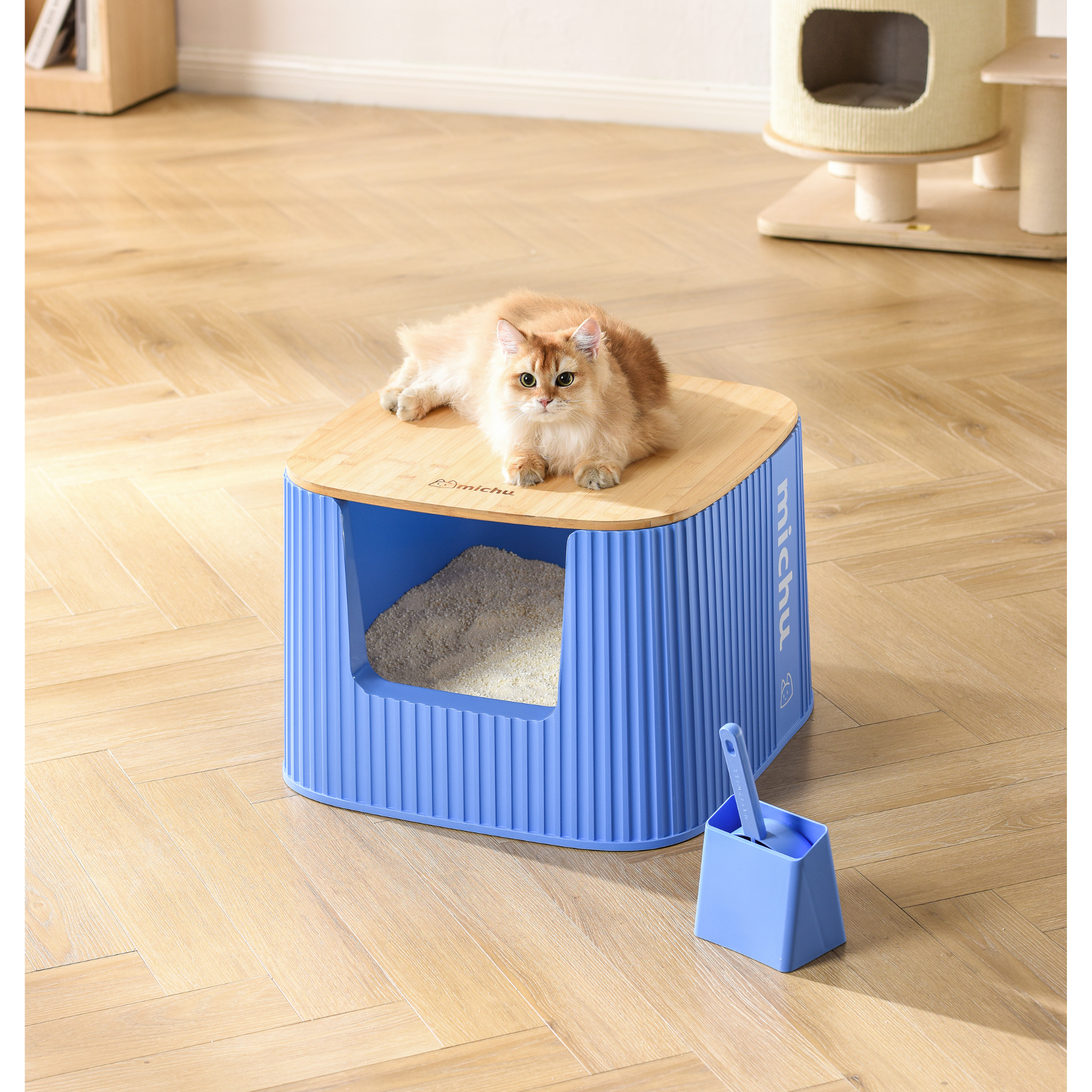 Michu XXL Kaia Deluxe Cat Litter Box