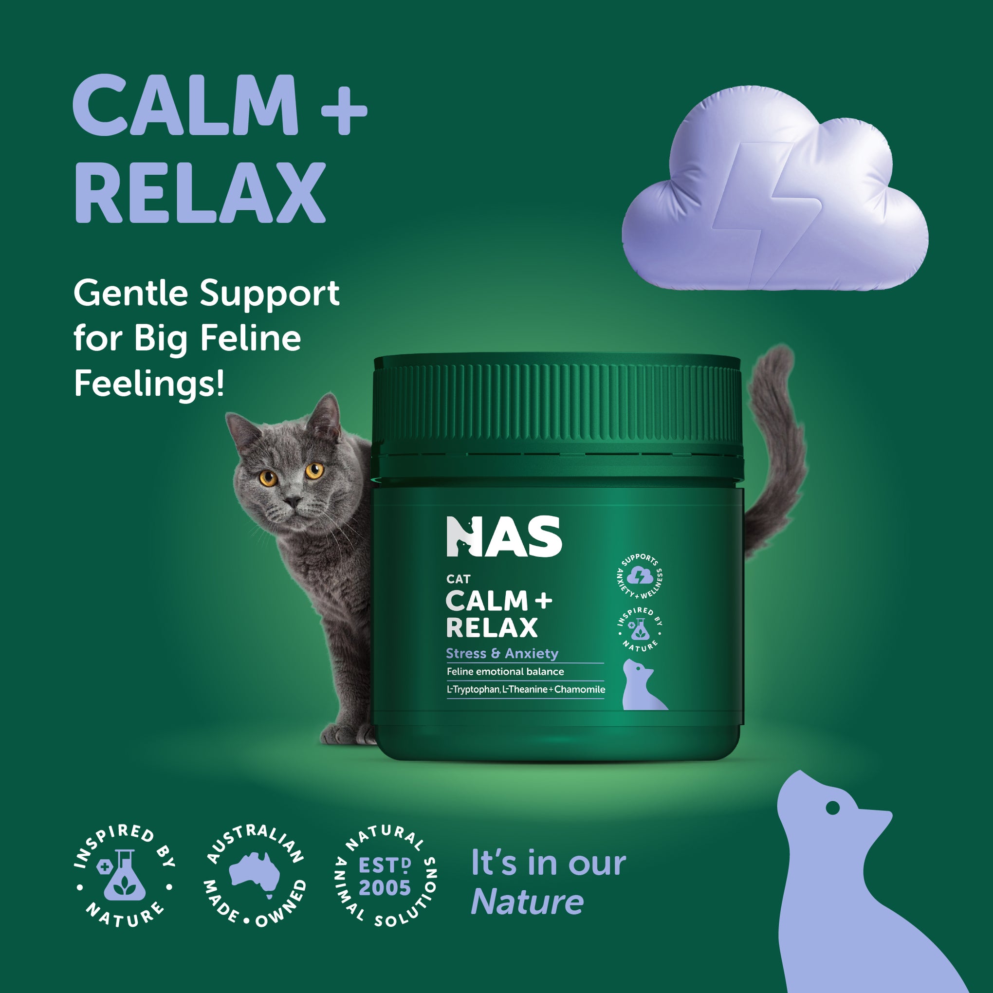 NAS Calm & Relax for Cats 80g