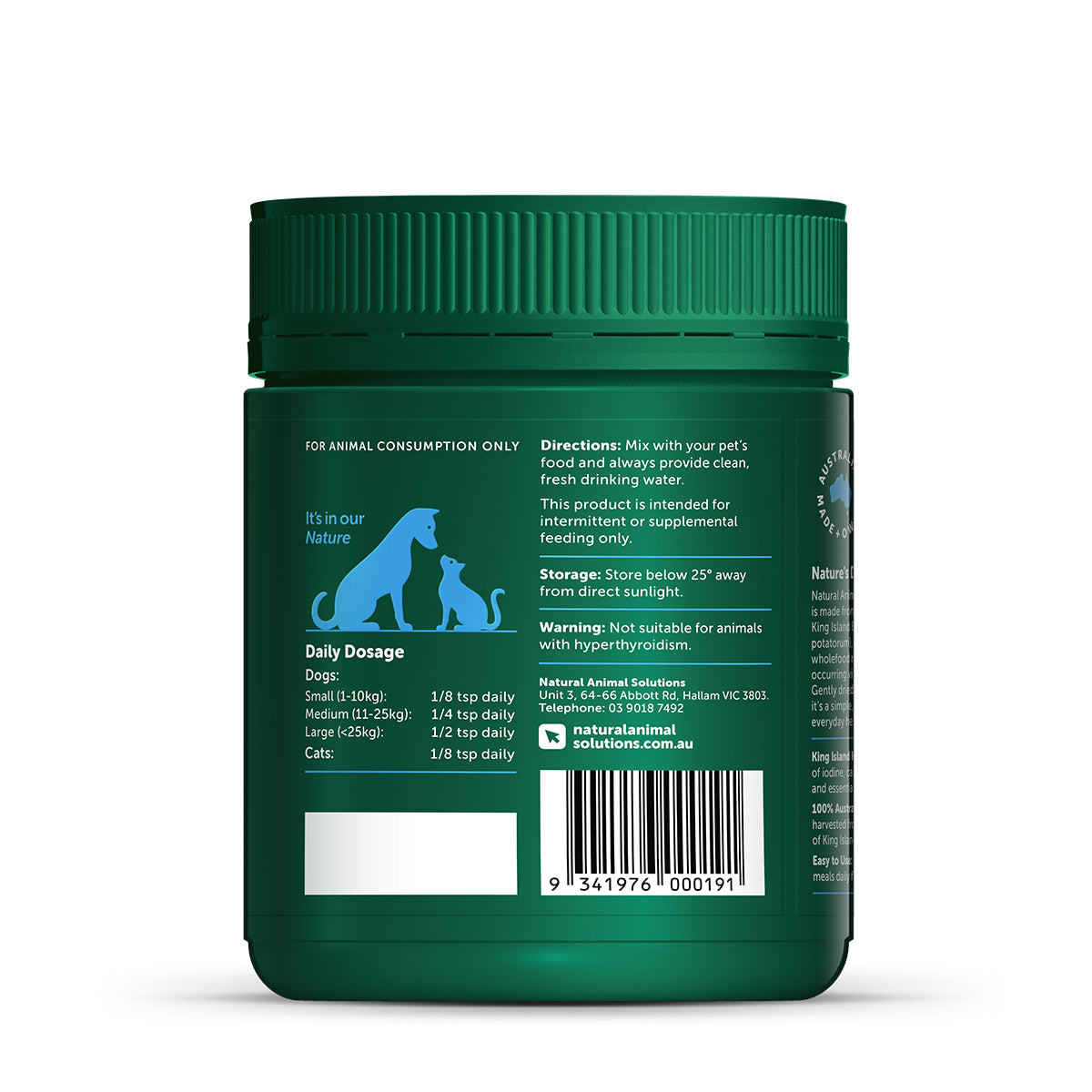 Natural Animal Solutions Organic Seaweed 300g