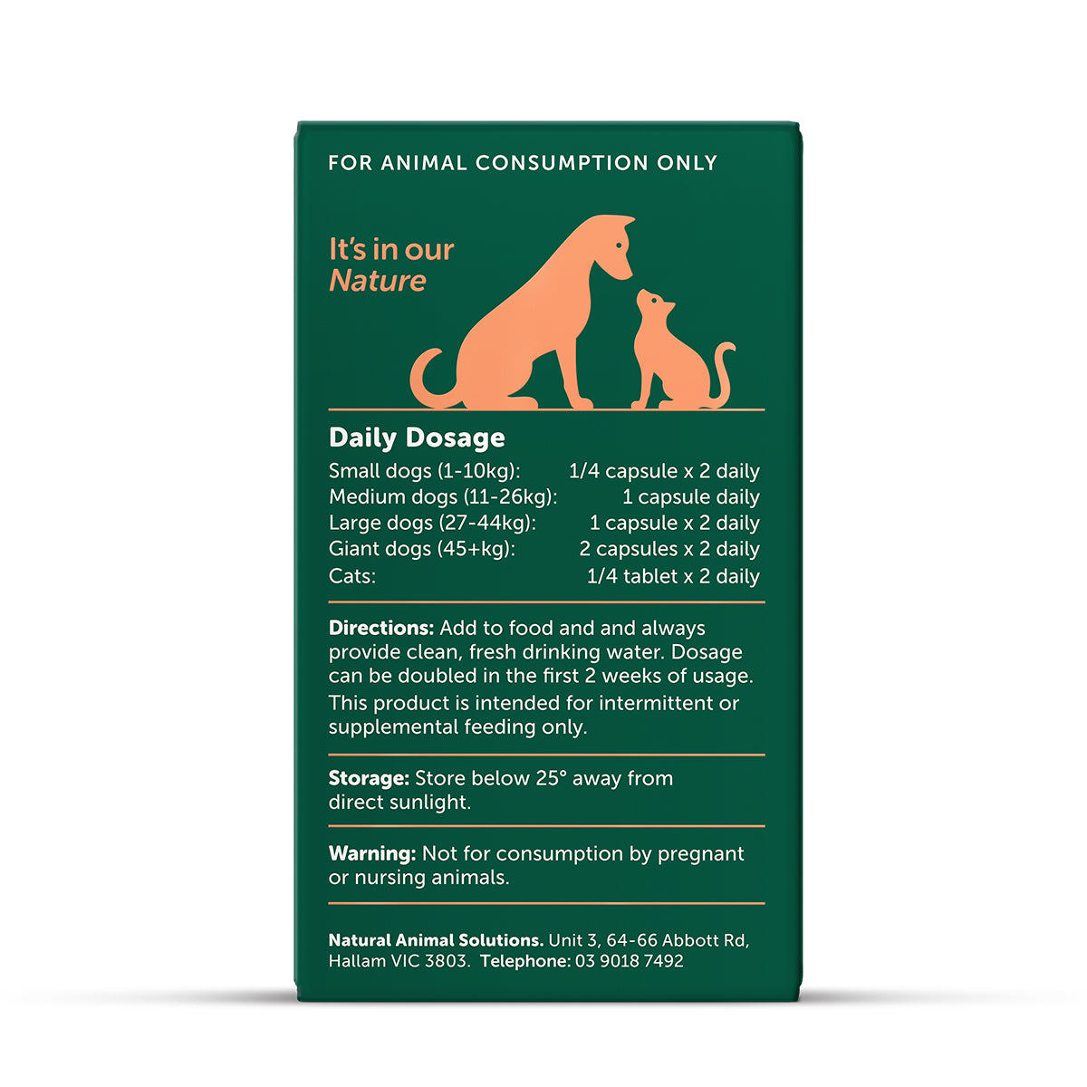 Natural Animal Solutions Osteoforte 60 Pack
