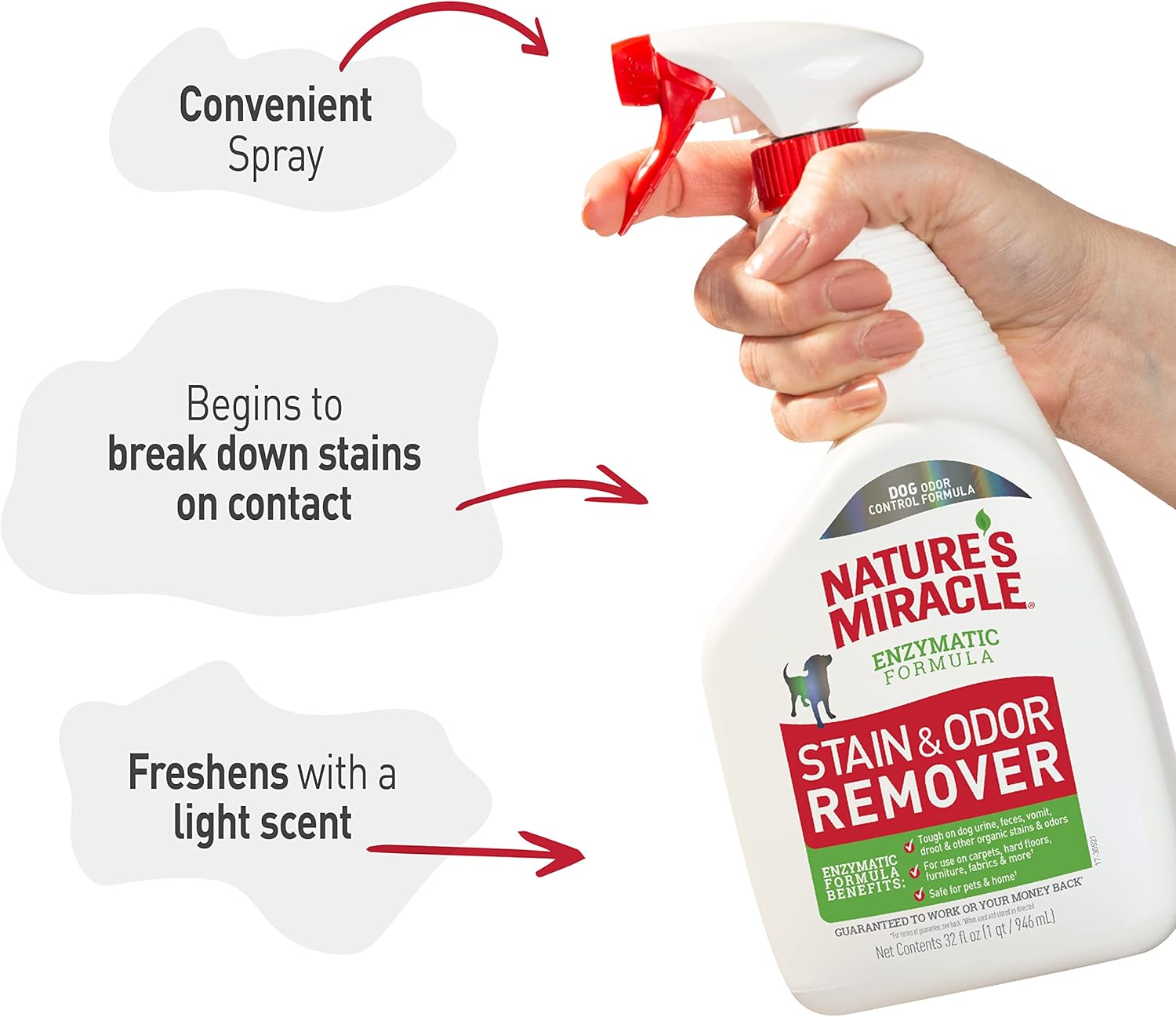 Nature's Miracle Dog Stain and Odour Remover 946ml