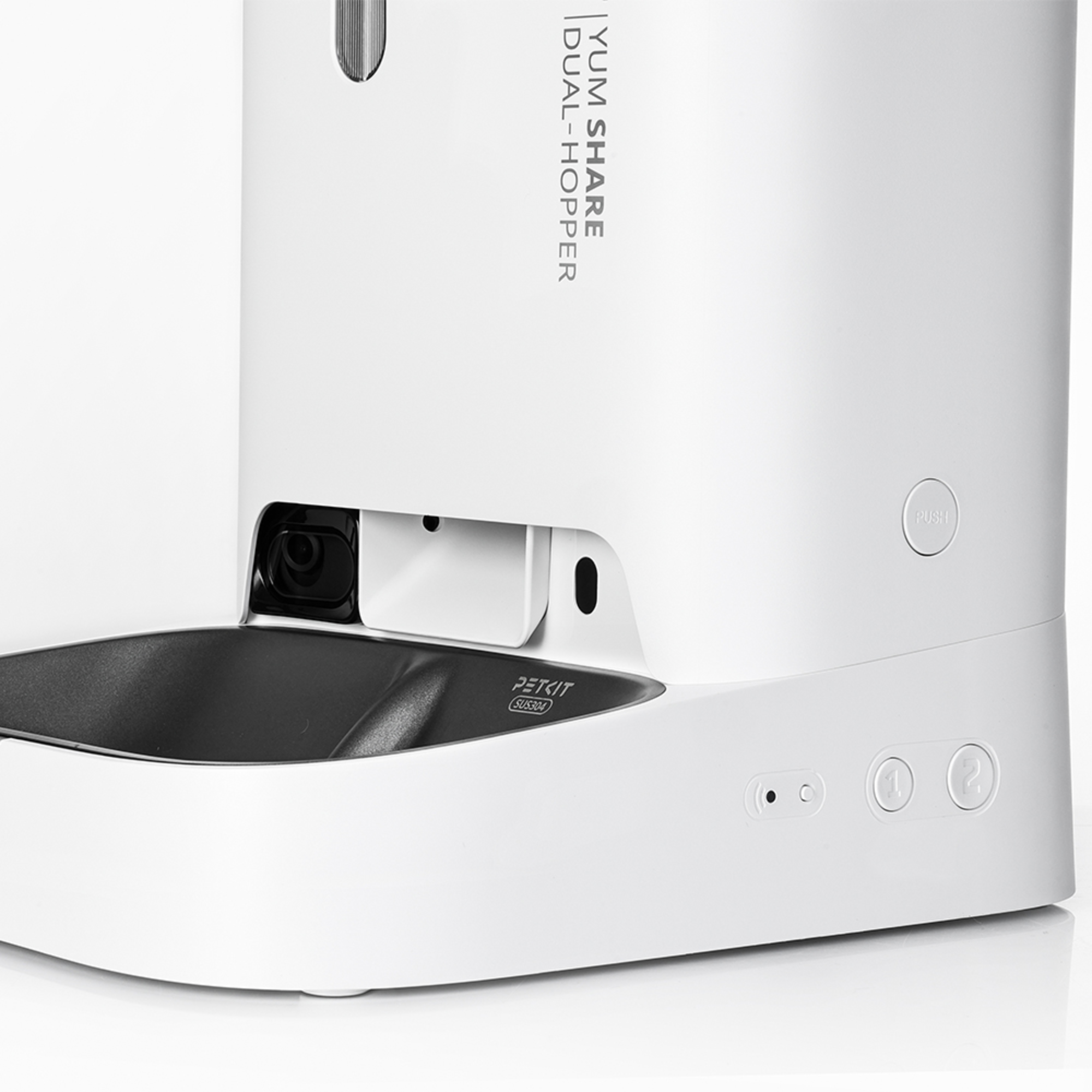 かるぴすページ PETKIT YUMSHARE DUAL-HOPPER YumShare 5L Camera Pet Feeder, Smart Dual-hopper Cat Food