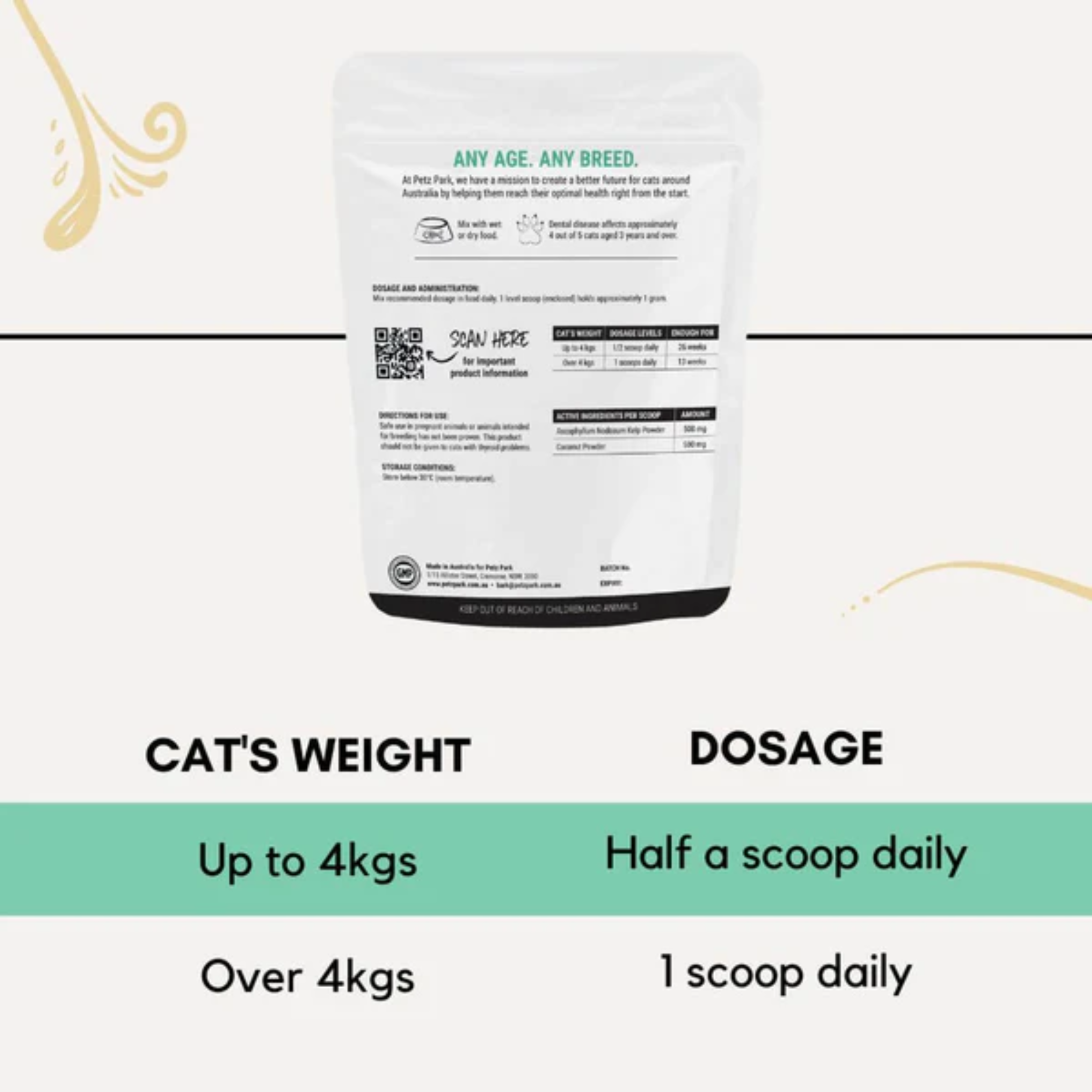 Petz Park Plaque Control for Cats 90g x 2