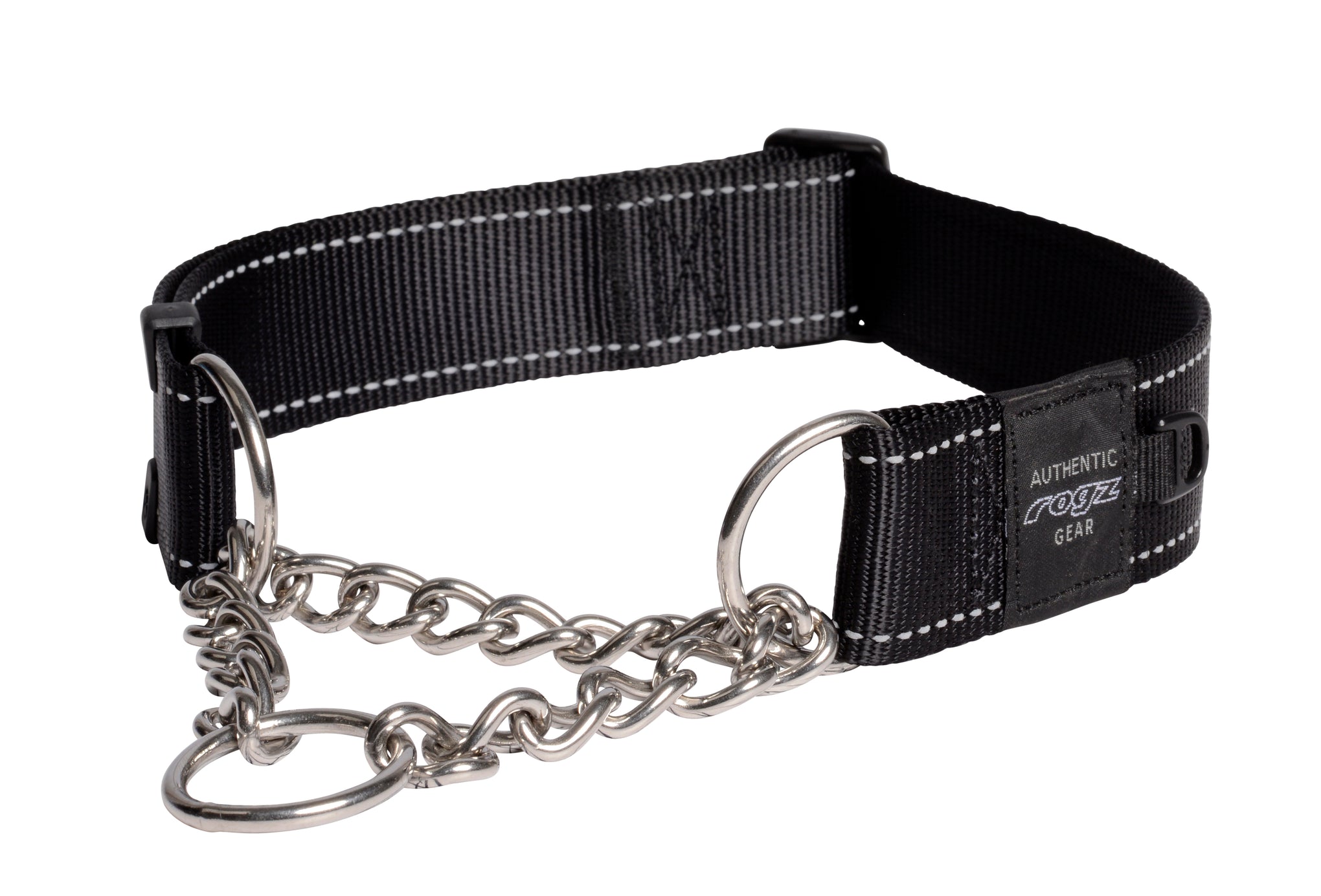 Rogz Control Obedience Dog Collar Black
