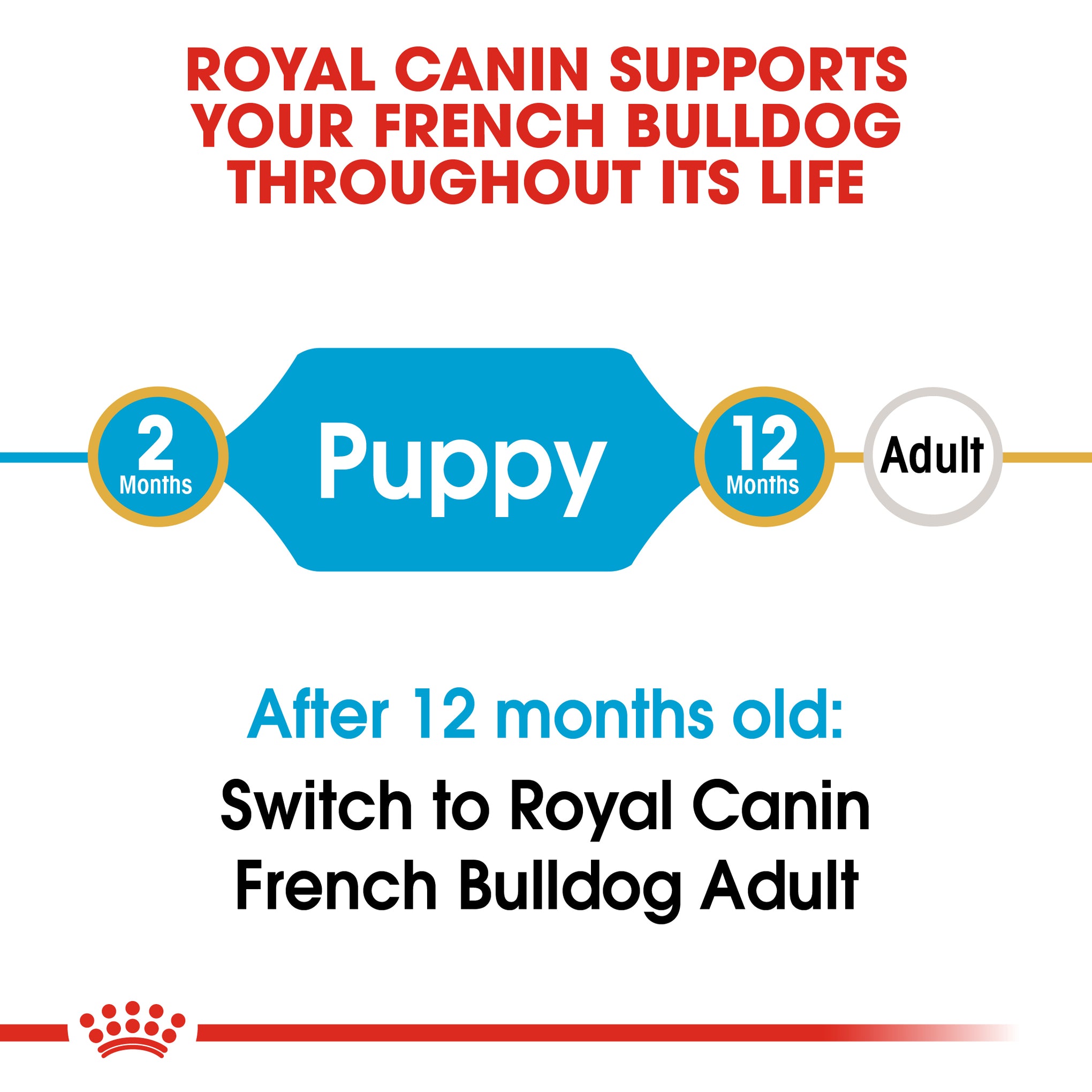 Royal Canin Dog French Bulldog Puppy Dry Food 3kg