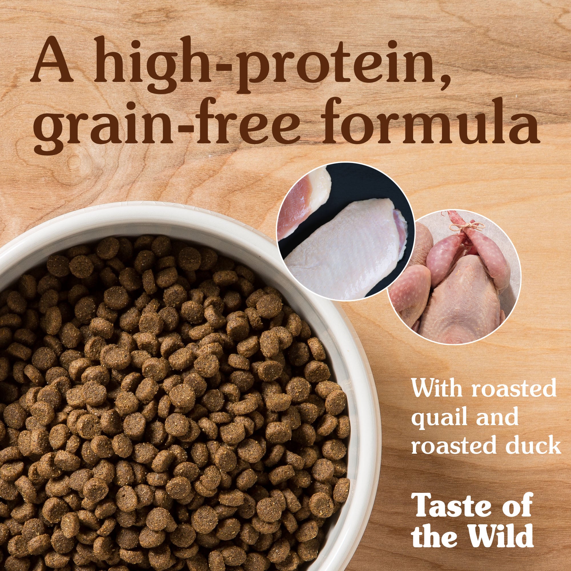 Taste of the Wild Lowland Creek Quail & Duck Dry Cat Food 6.6kg