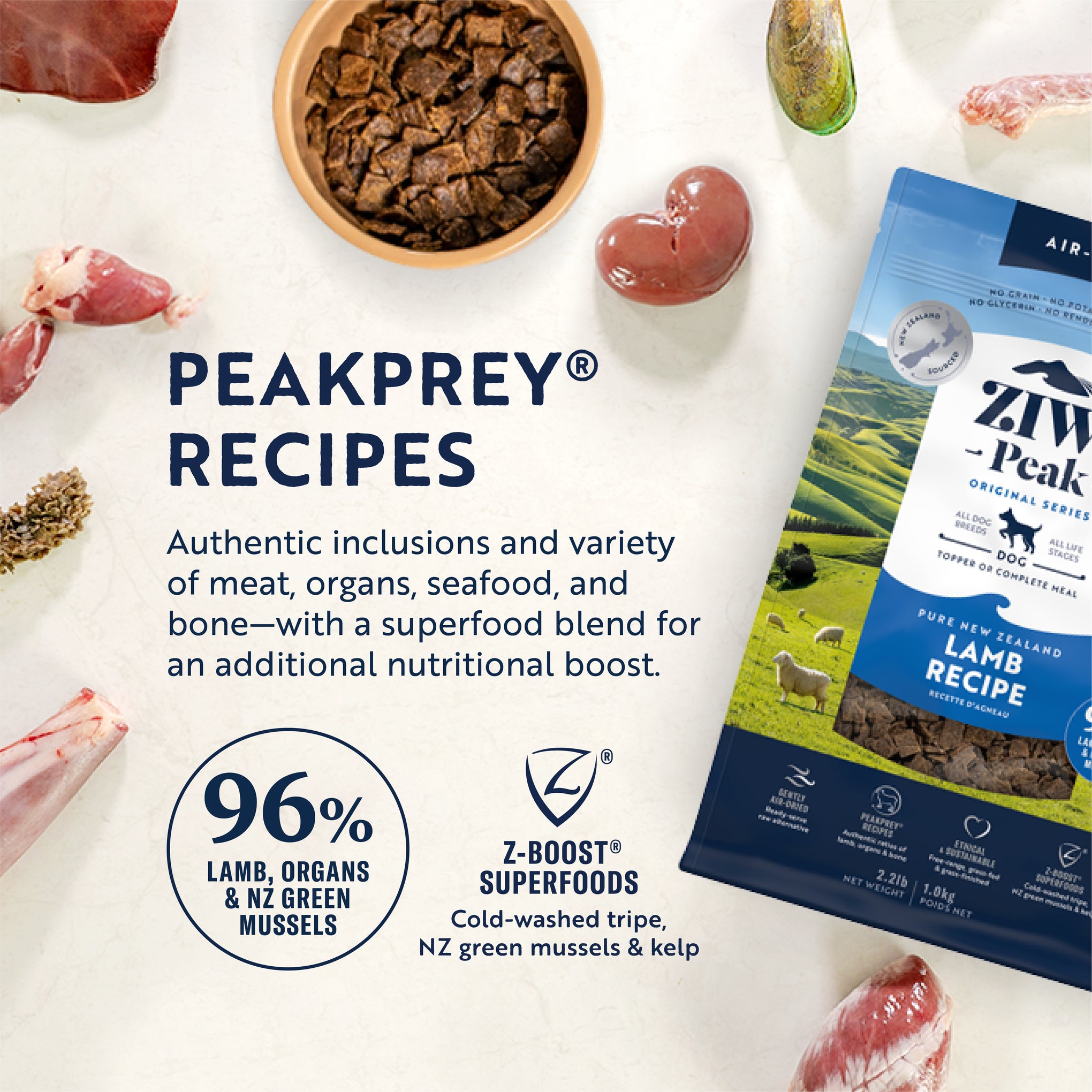 Ziwi Peak Dog Food Air Dried Lamb