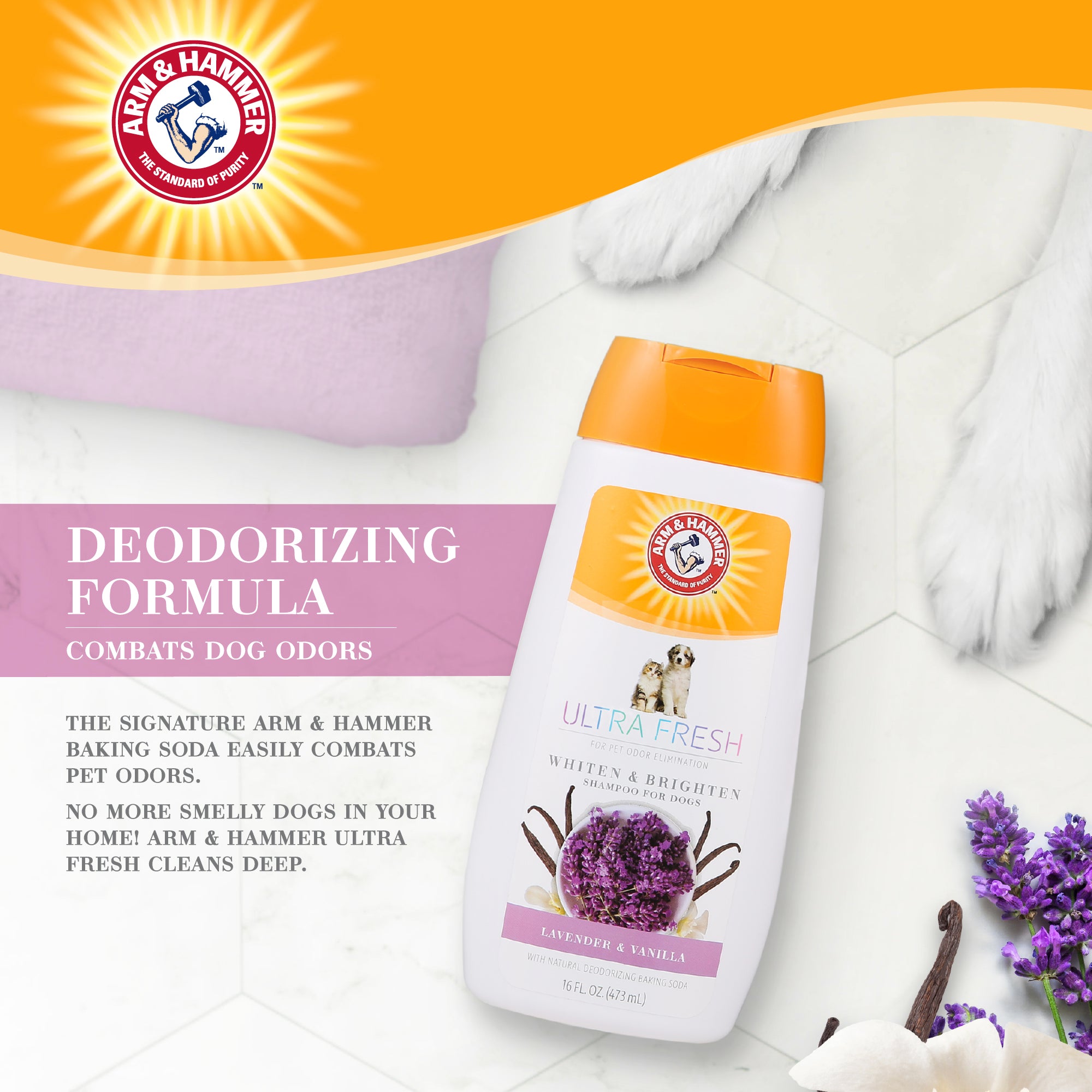 Arm and Hammer Ultra Fresh Whitening & Brightening Shampoo with Awapuhi & Argan Oil