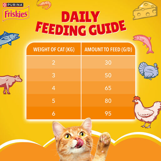 Friskies 7 Flavours Adult Dry Cat Food 6kg