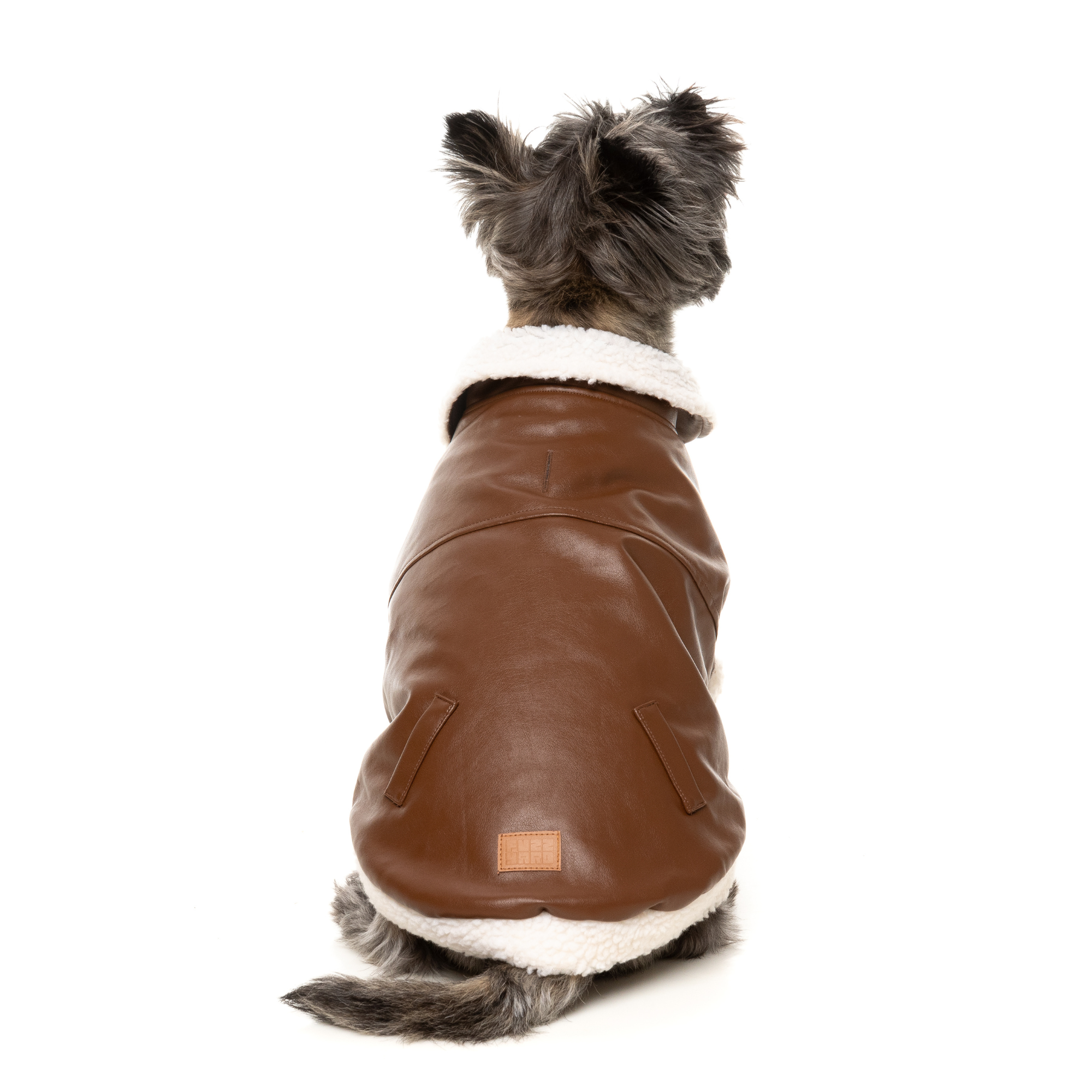 FuzzYard Ava Dog Jacket Brown