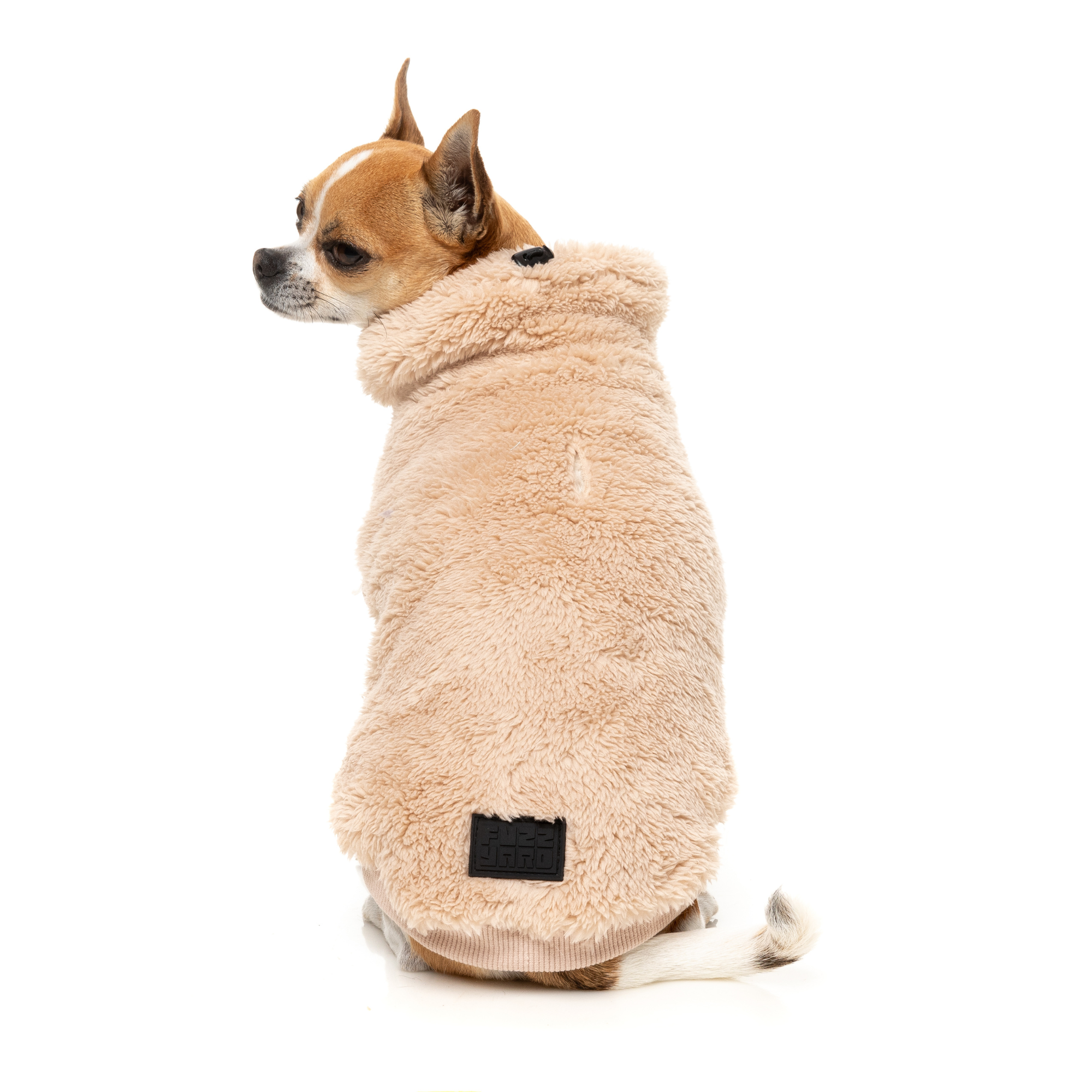 FuzzYard Turtle Teddy Dog Sweater Desert Tan
