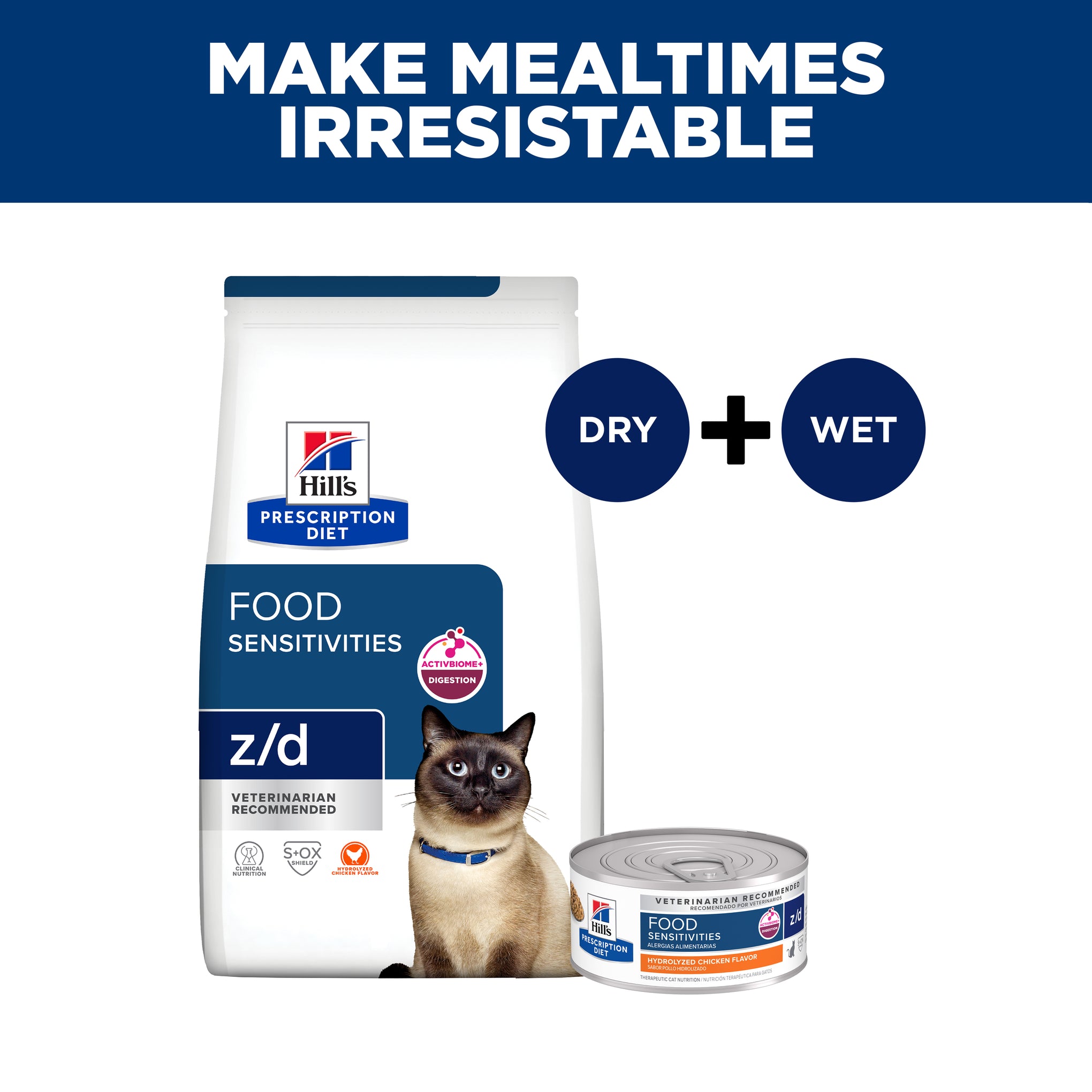 Hill's Prescription Diet z/d Skin/Food Sensitivities Dry Cat Food