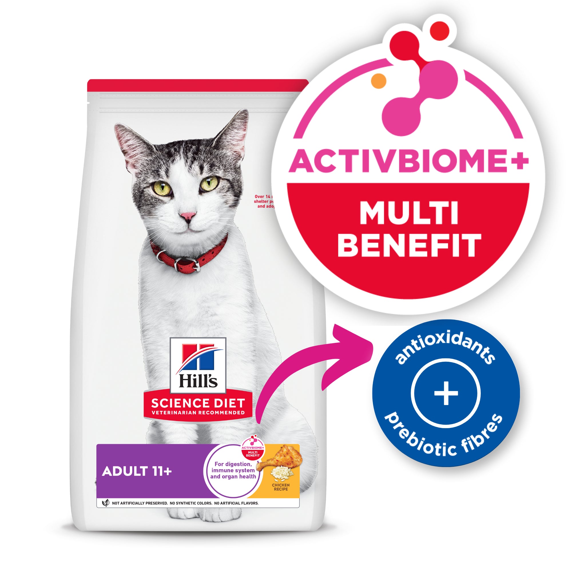 Hill's Science Diet Adult 11+ Senior Dry Cat Food