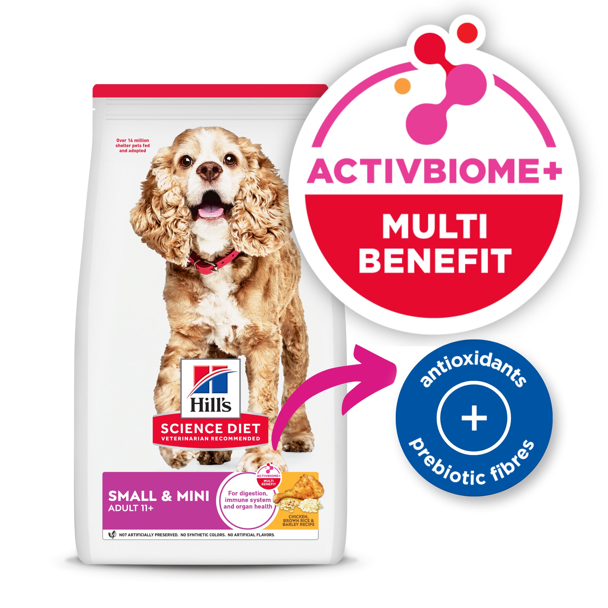 Hill's Science Diet Adult 11+ Senior Small and Mini Senior Dry Dog Food 2.04kg