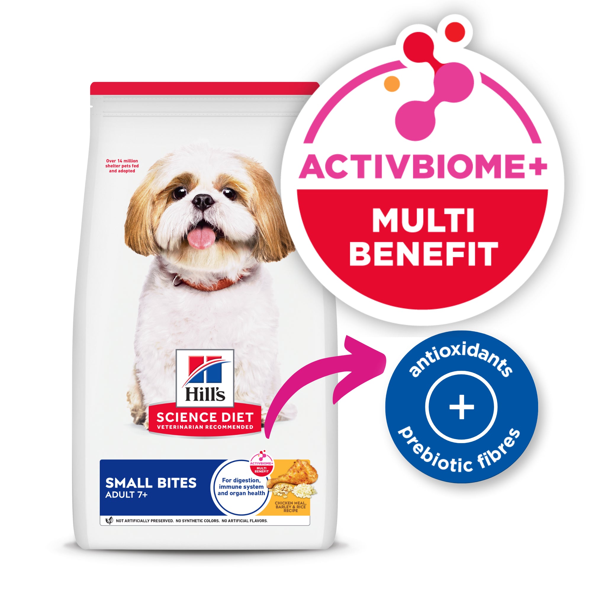 Hill's Science Diet Adult 7+ Small Bites Dry Dog Food 2kg