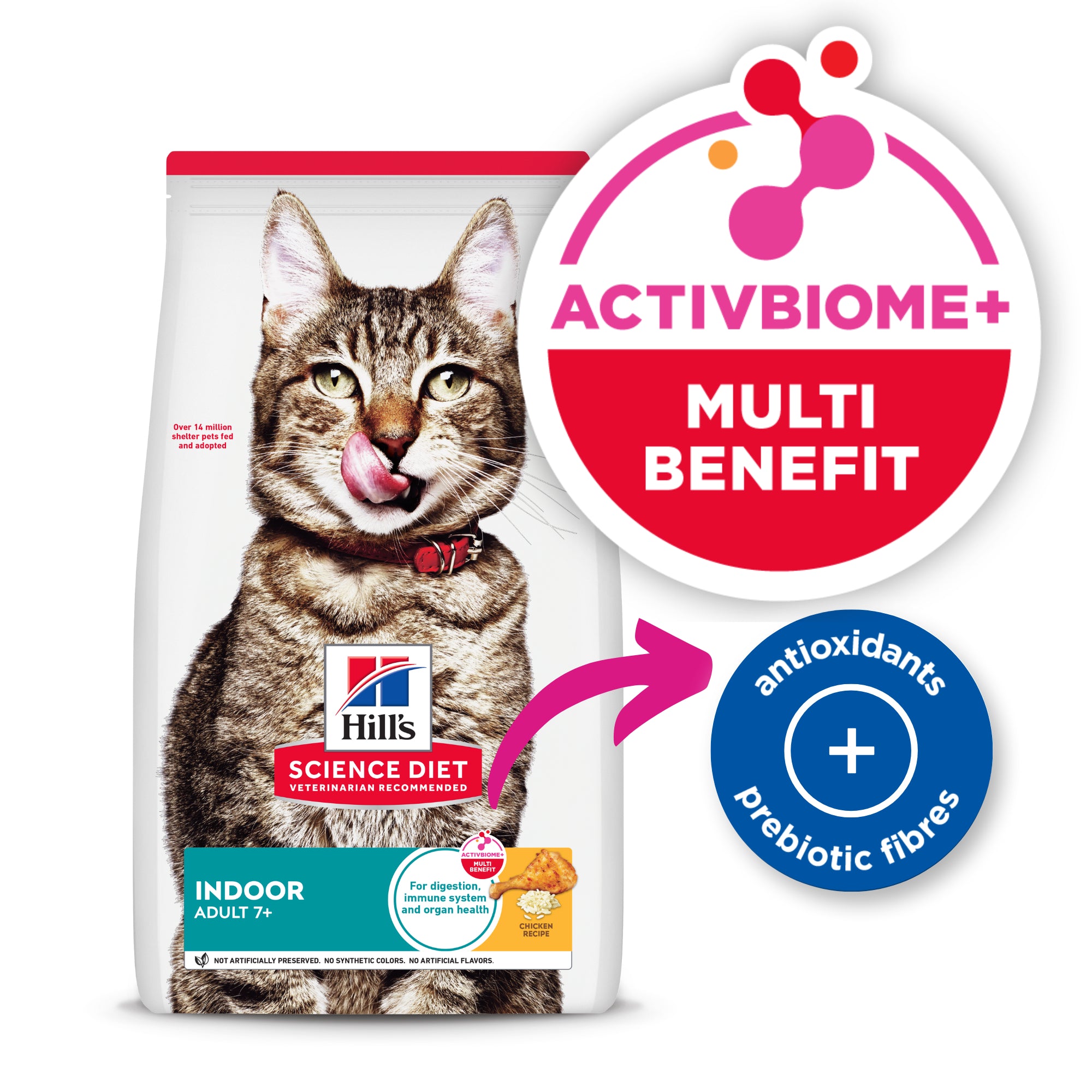 Hill's Science Diet Adult 7+ Senior Indoor Dry Cat Food