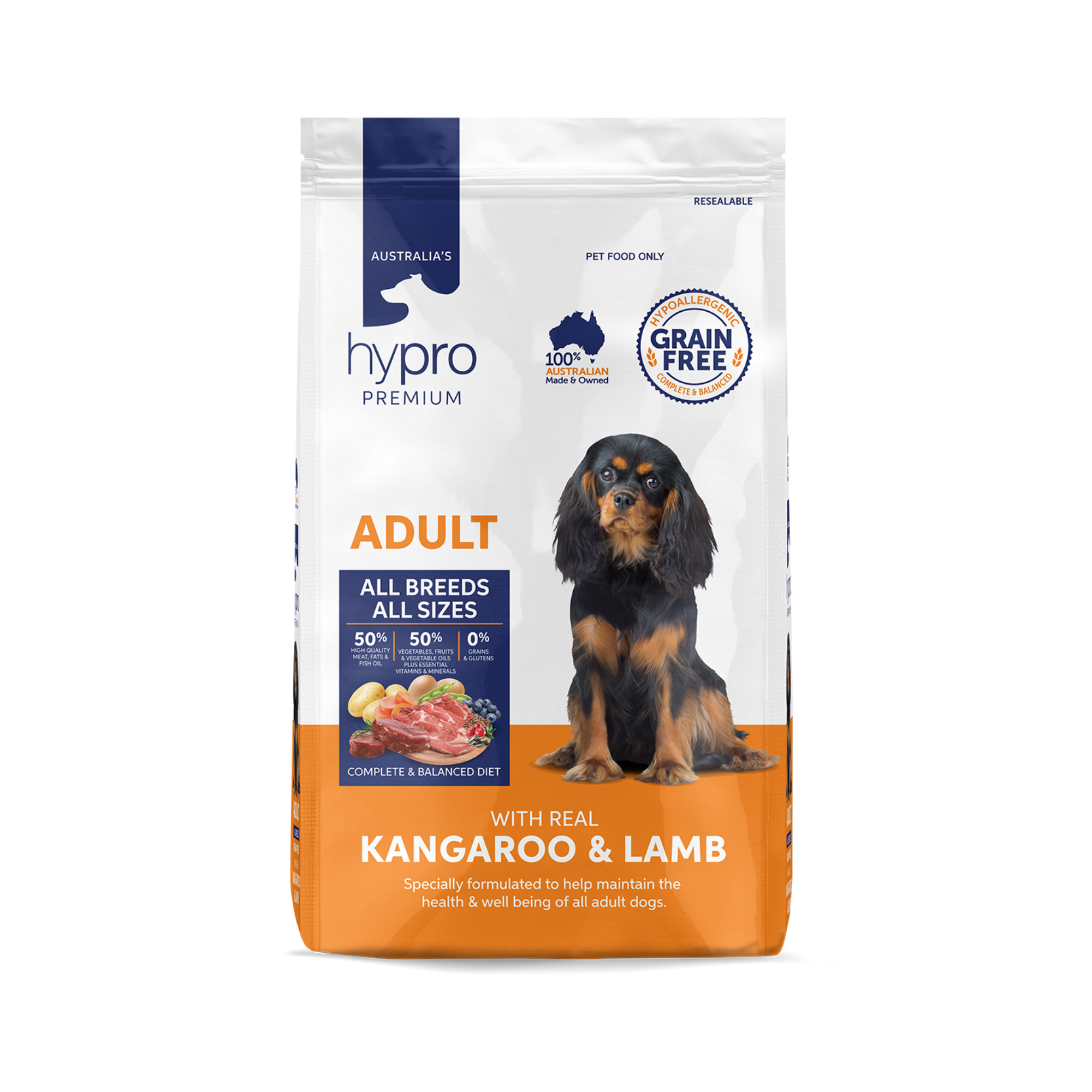 Hypro Premium Grain Free Adult Kangaroo Lamb Dry Dog Food