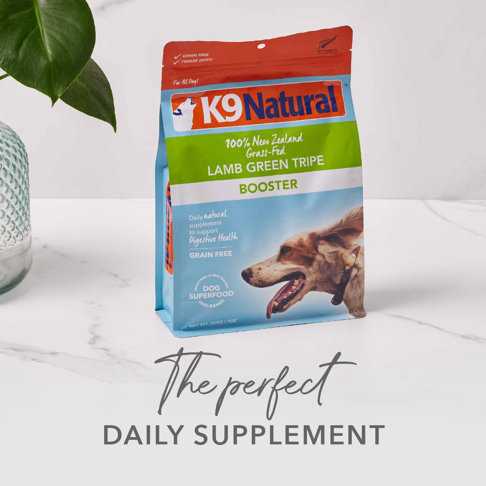 K9 Natural Grain Free Freeze Dried Dog Food Supplement Booster Beef Green Tripe
