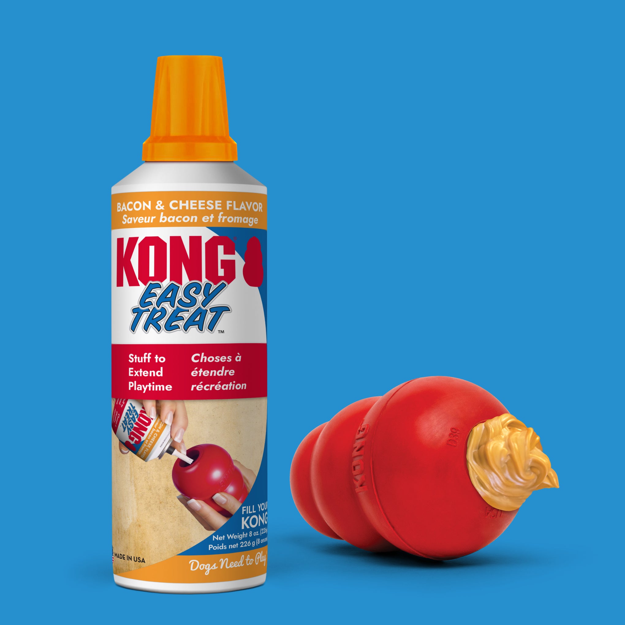 KONG Easy Treat Dog Treat Paste Bacon & Cheese