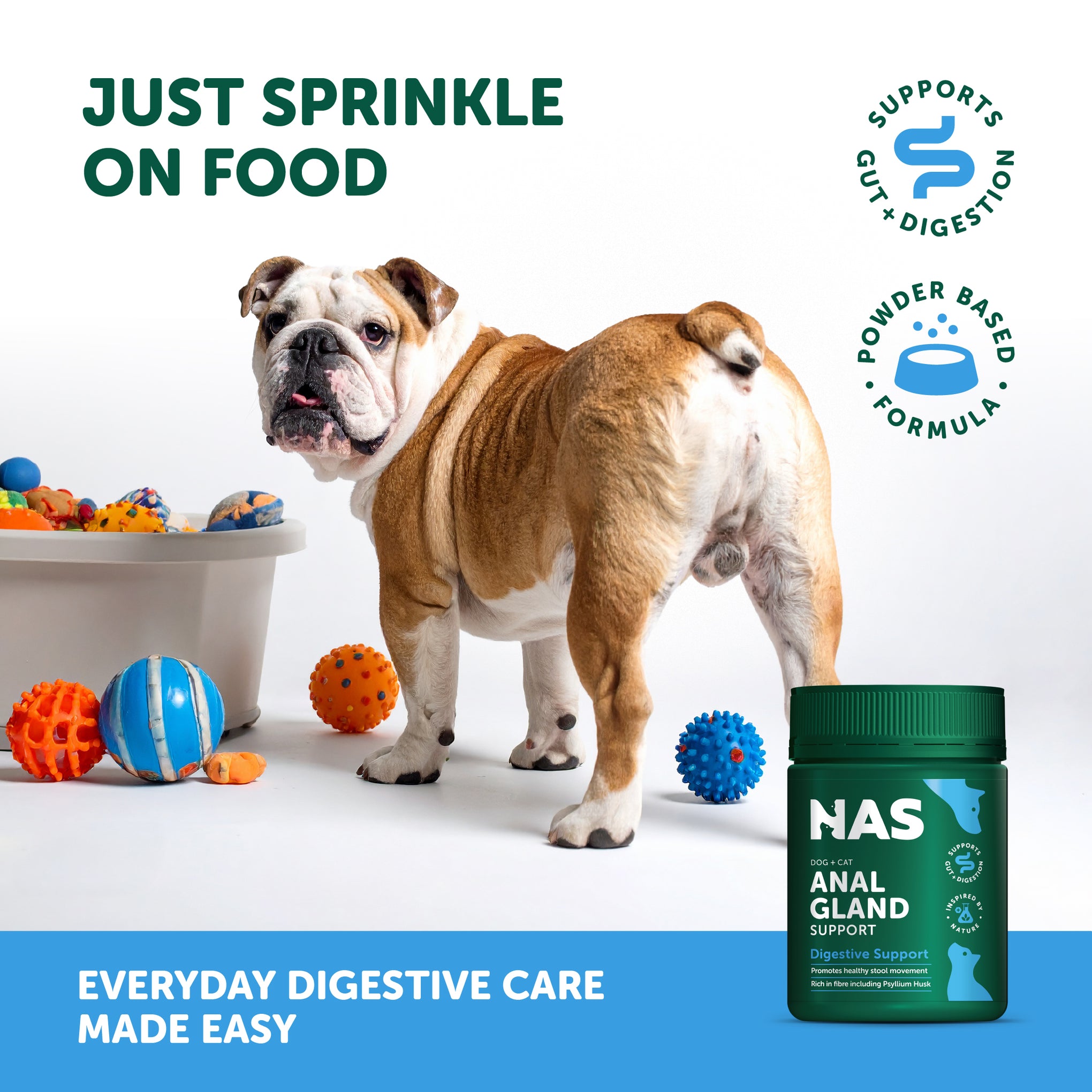 NAS Anal Gland Support for Dogs 120g