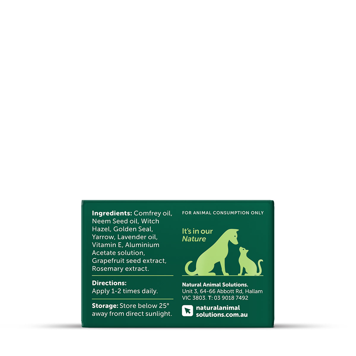 Natural Animal Solutions Dermal Cream 60g