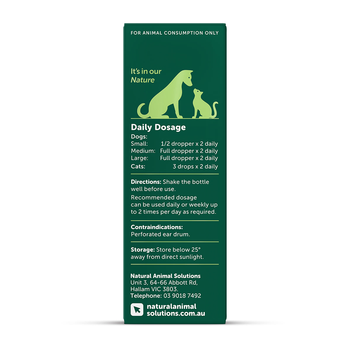 Natural Animal Solutions Ear Clear 50ml