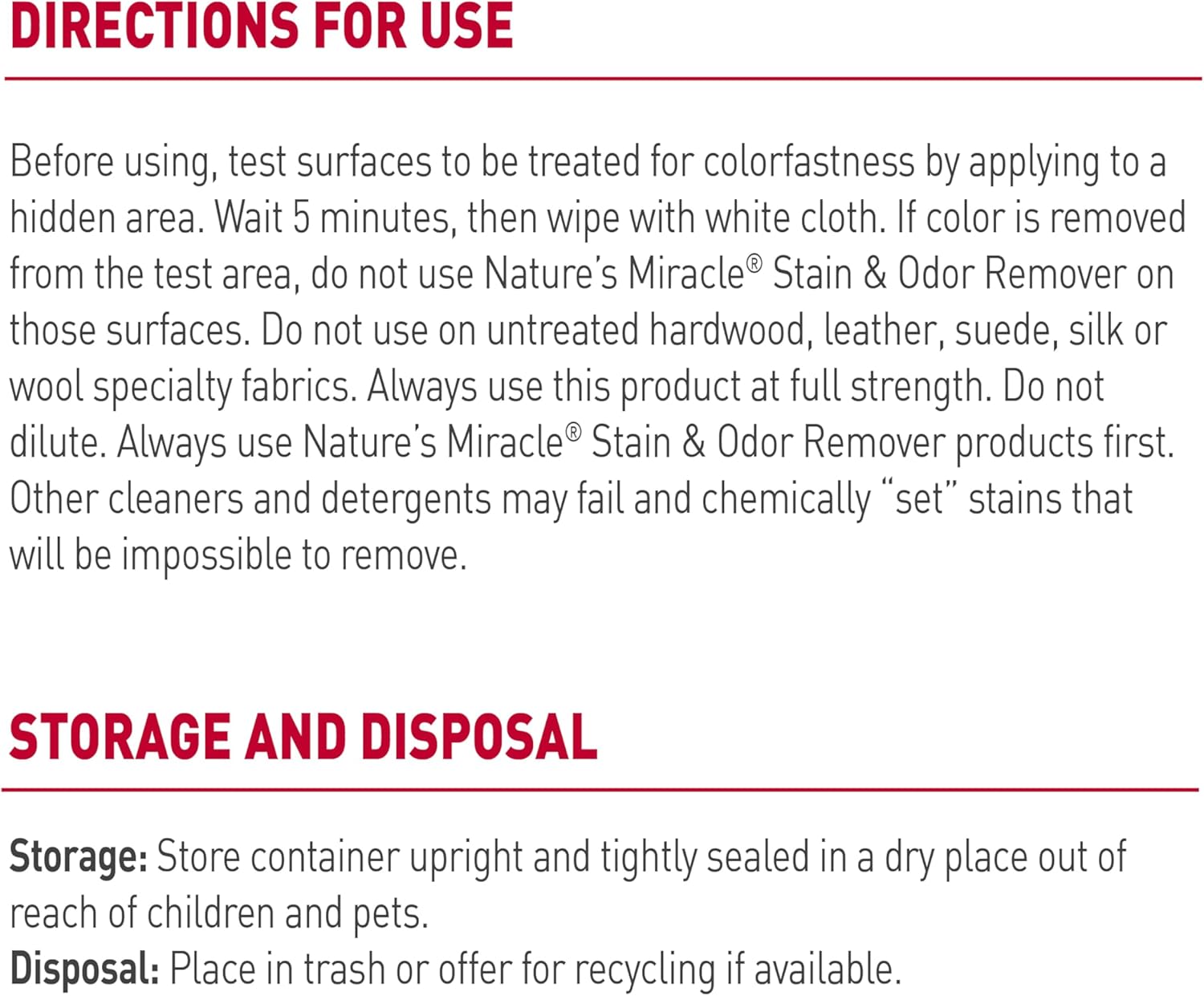 Nature's Miracle Dog Stain and Odour Remover 946ml