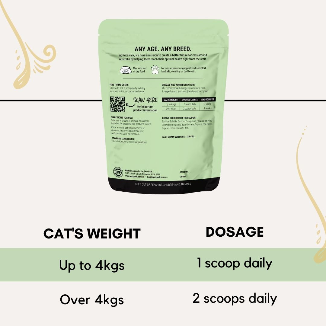 Petz Park Probiotic for Cats 60g x 2