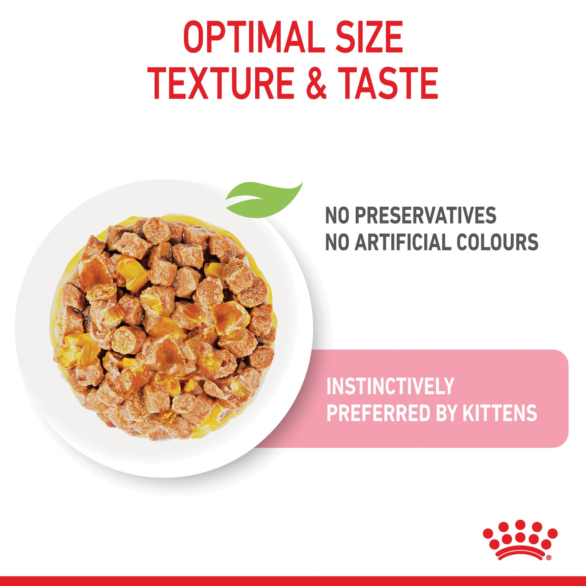 Royal Canin Kitten Instinctive with Jelly Wet Cat Food Pouches 85g x 12