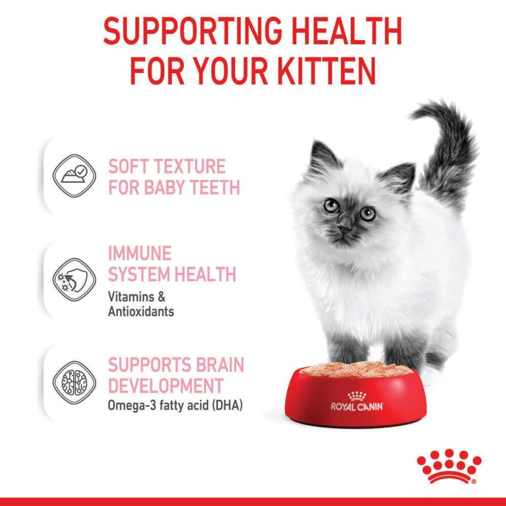 Royal Canin Kitten Instinctive with Loaf Wet Cat Food Pouches 85g x 12