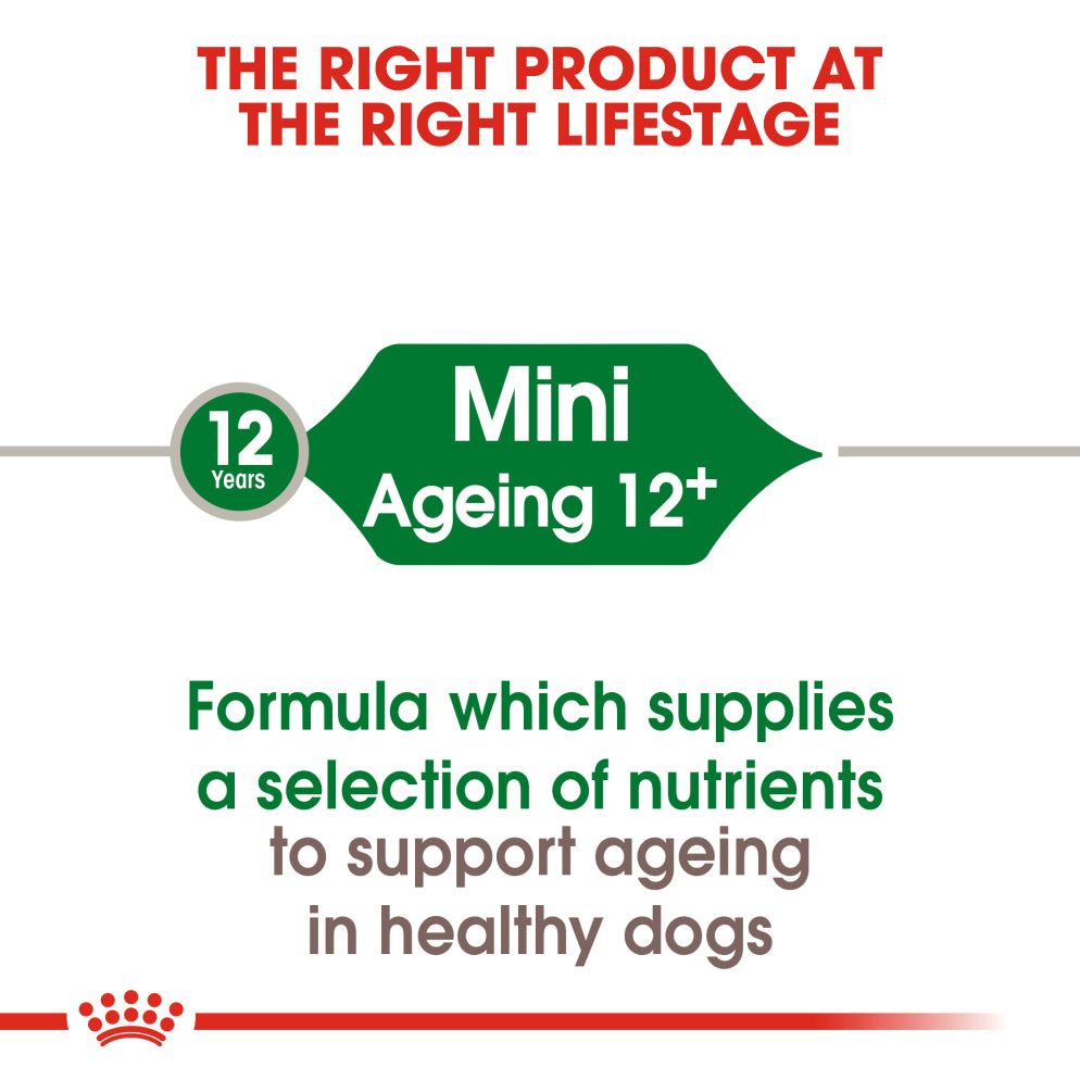 Royal Canin Mini Ageing 12+ Wet Dog Food Pouches 85g x 12