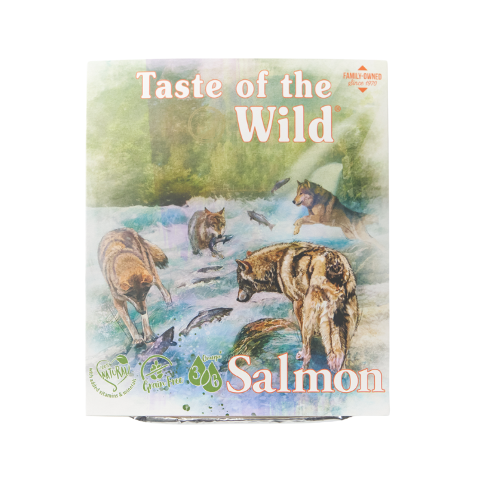 Taste of the Wild Salmon and Herring with Fruit and Vegetables Wet Dog Food Tray 390g x 7